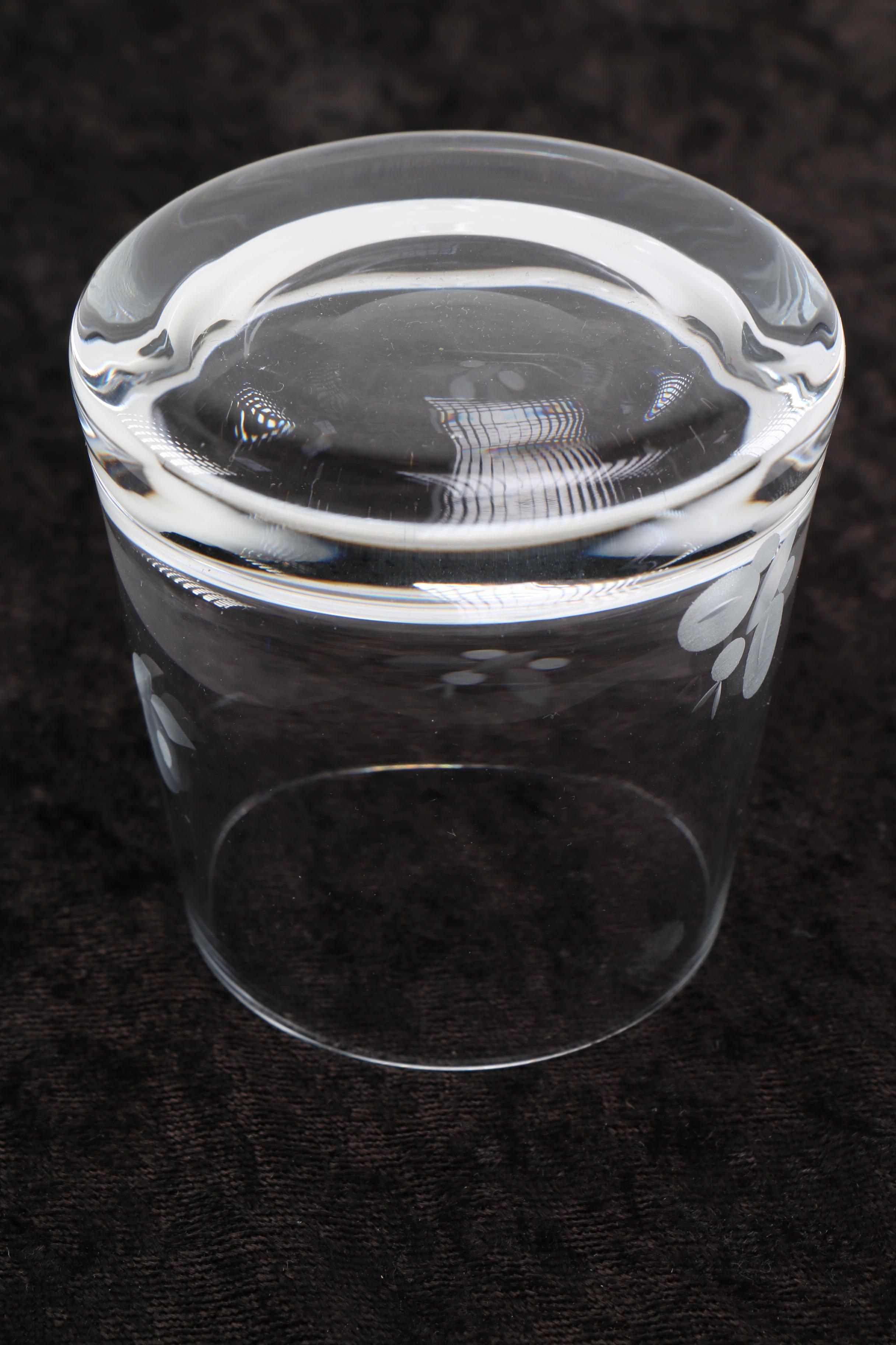 Hungarian Crystal Carafe and Brandy Snifter