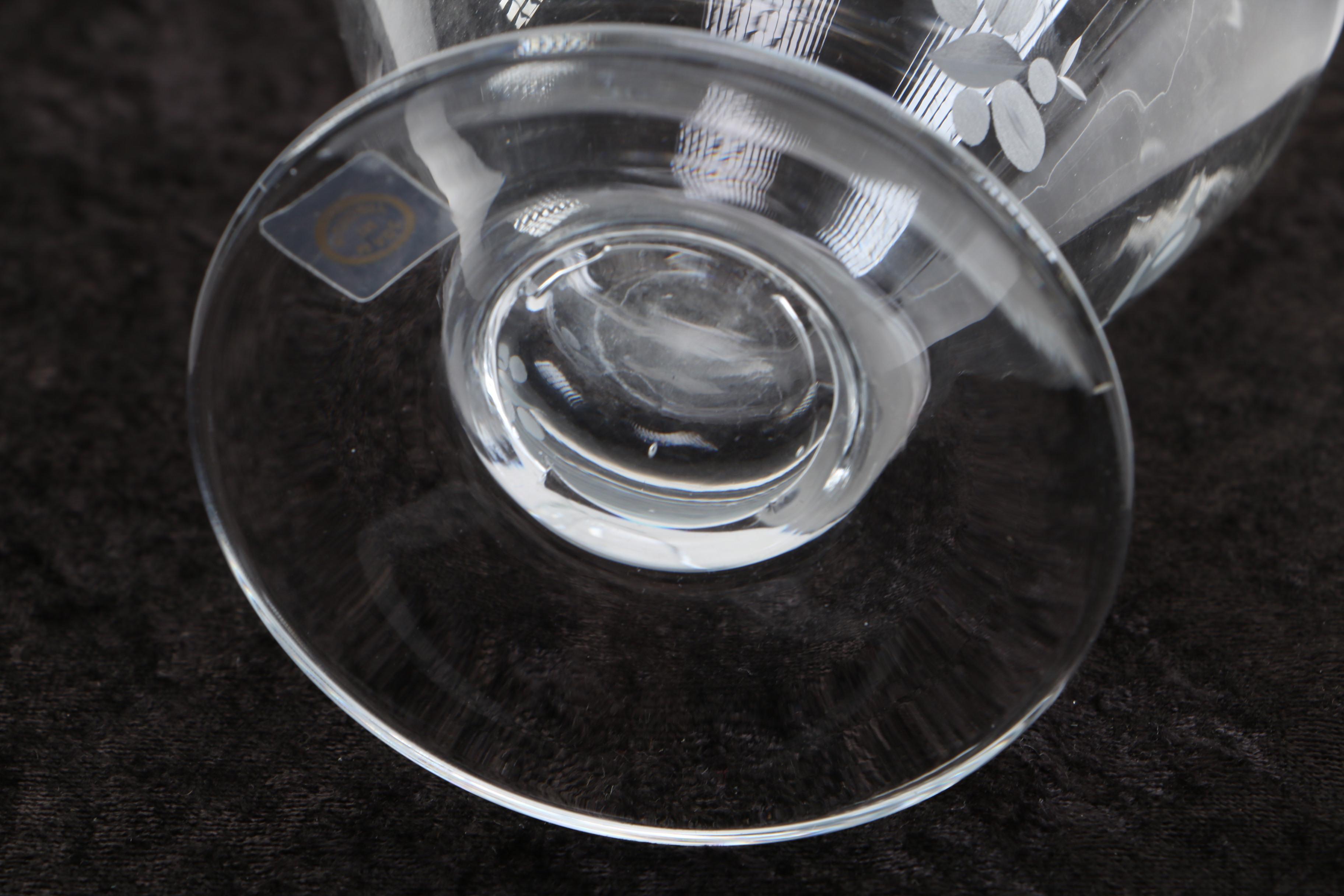 Hungarian Crystal Carafe and Brandy Snifter