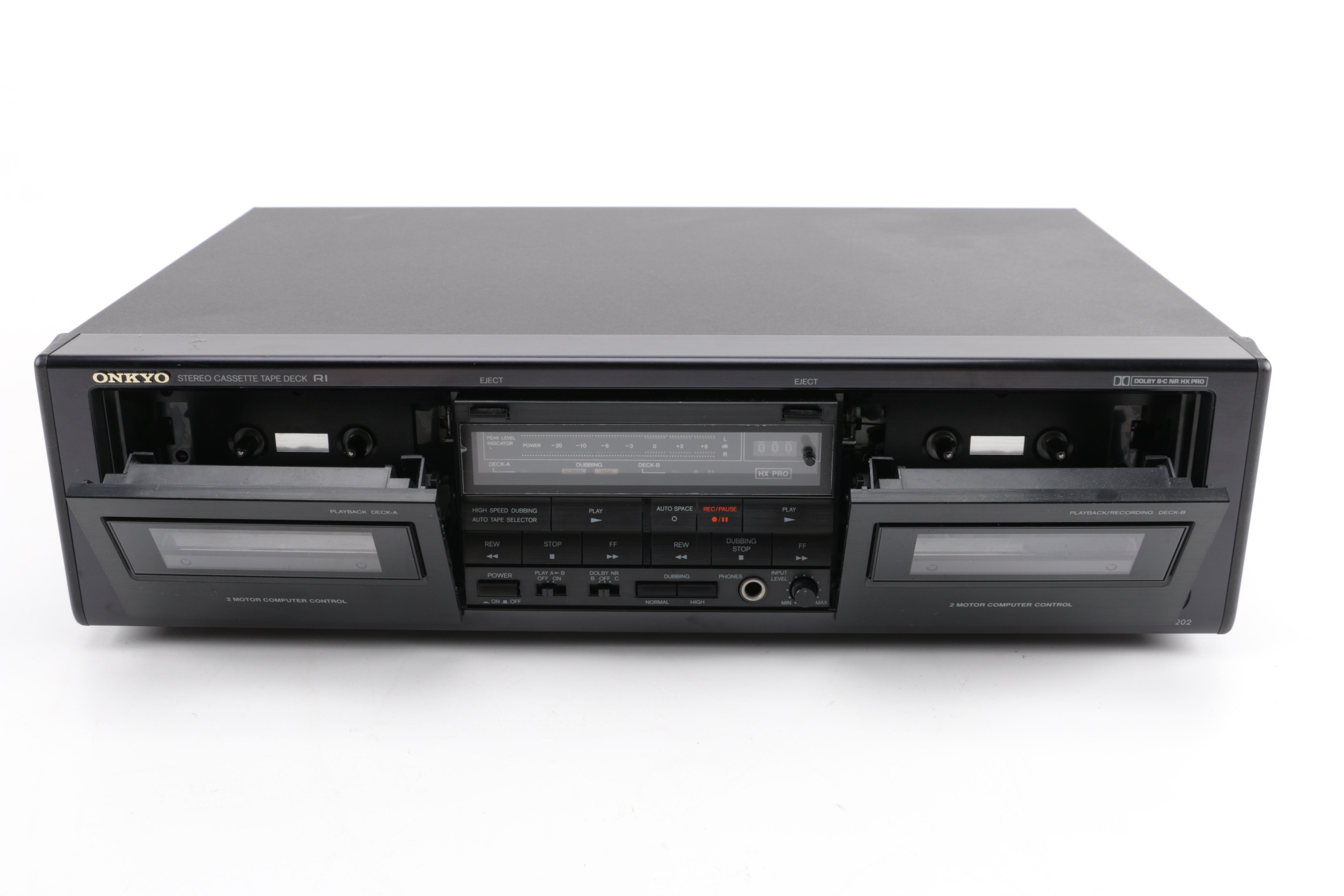 Onkyo Stereo Cassette Tape Deck and Remote