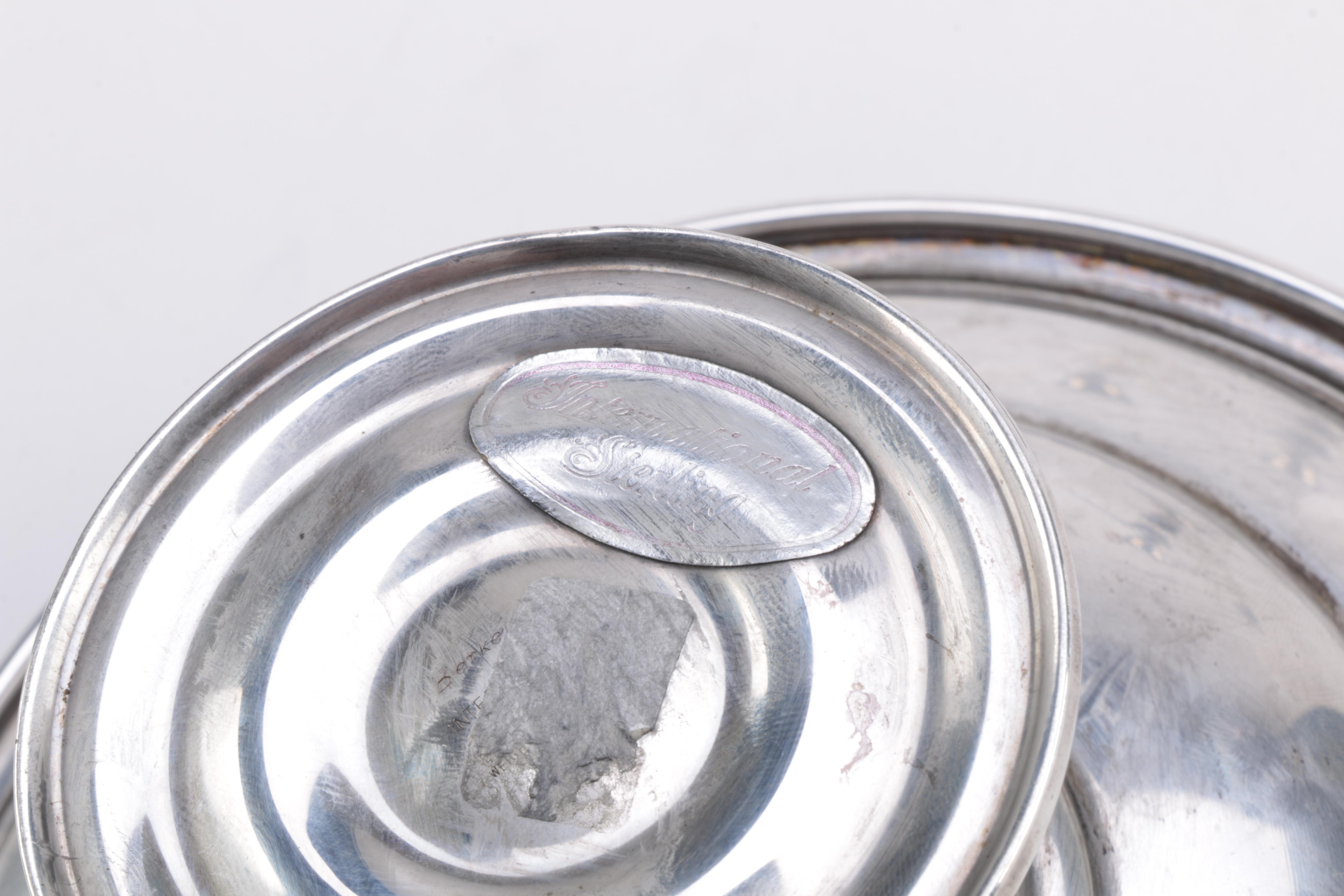 Candelabrum, Candleholders and Pedestal Bowl Featuring Gorham