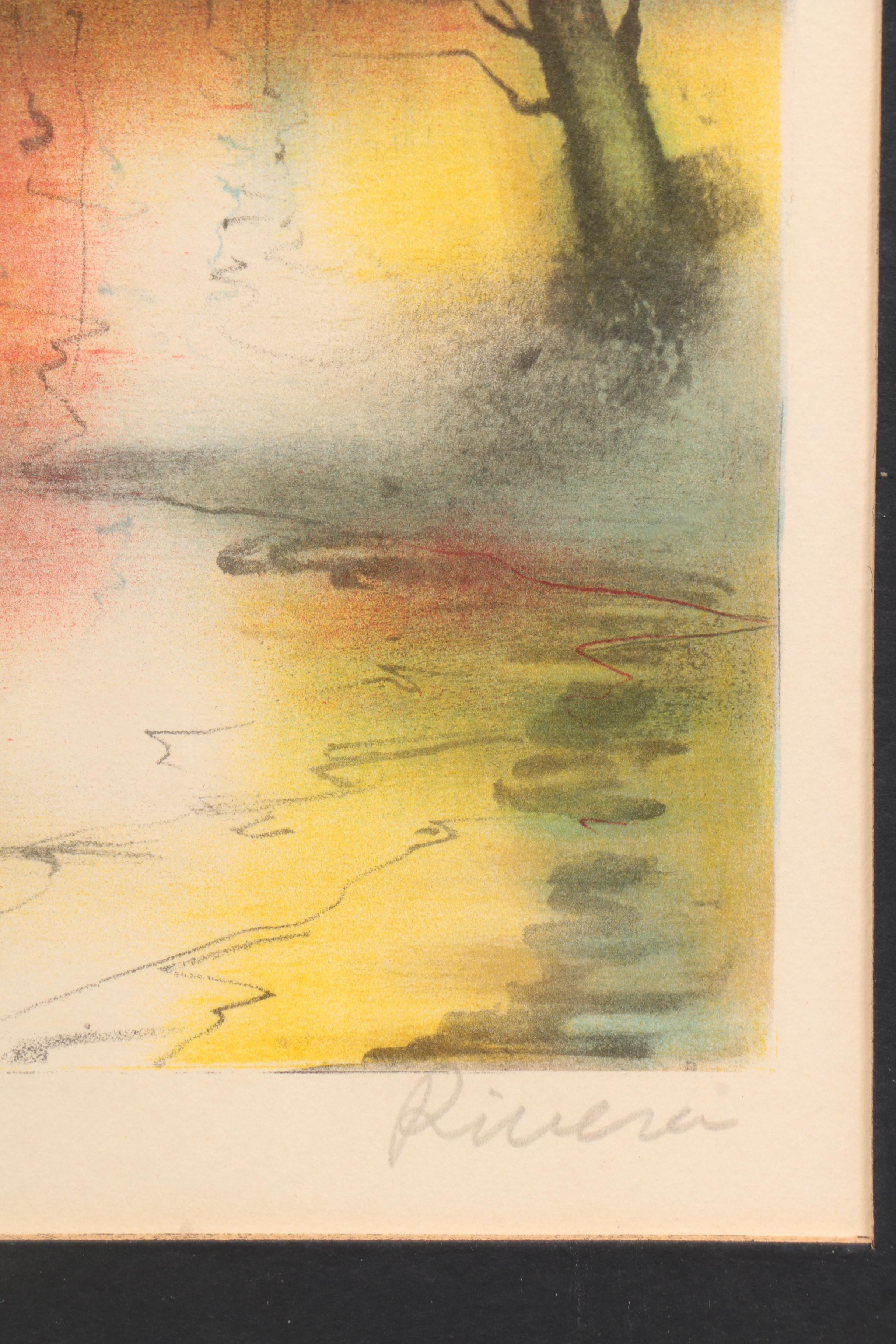 Rivera Signed Limited Edition Hand-Pulled Lithograph