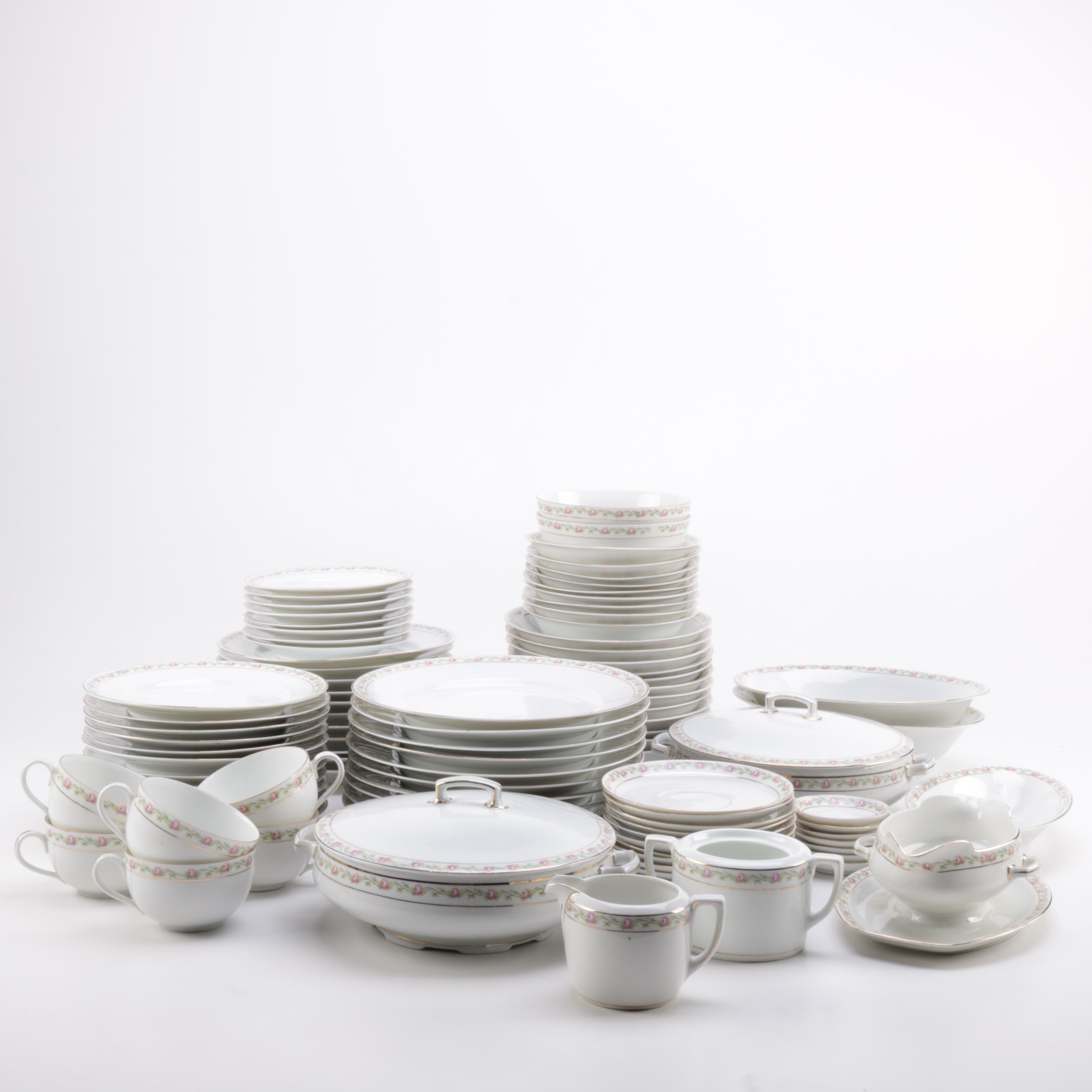 Antique Moritz Zdekauer Porcelain Tableware