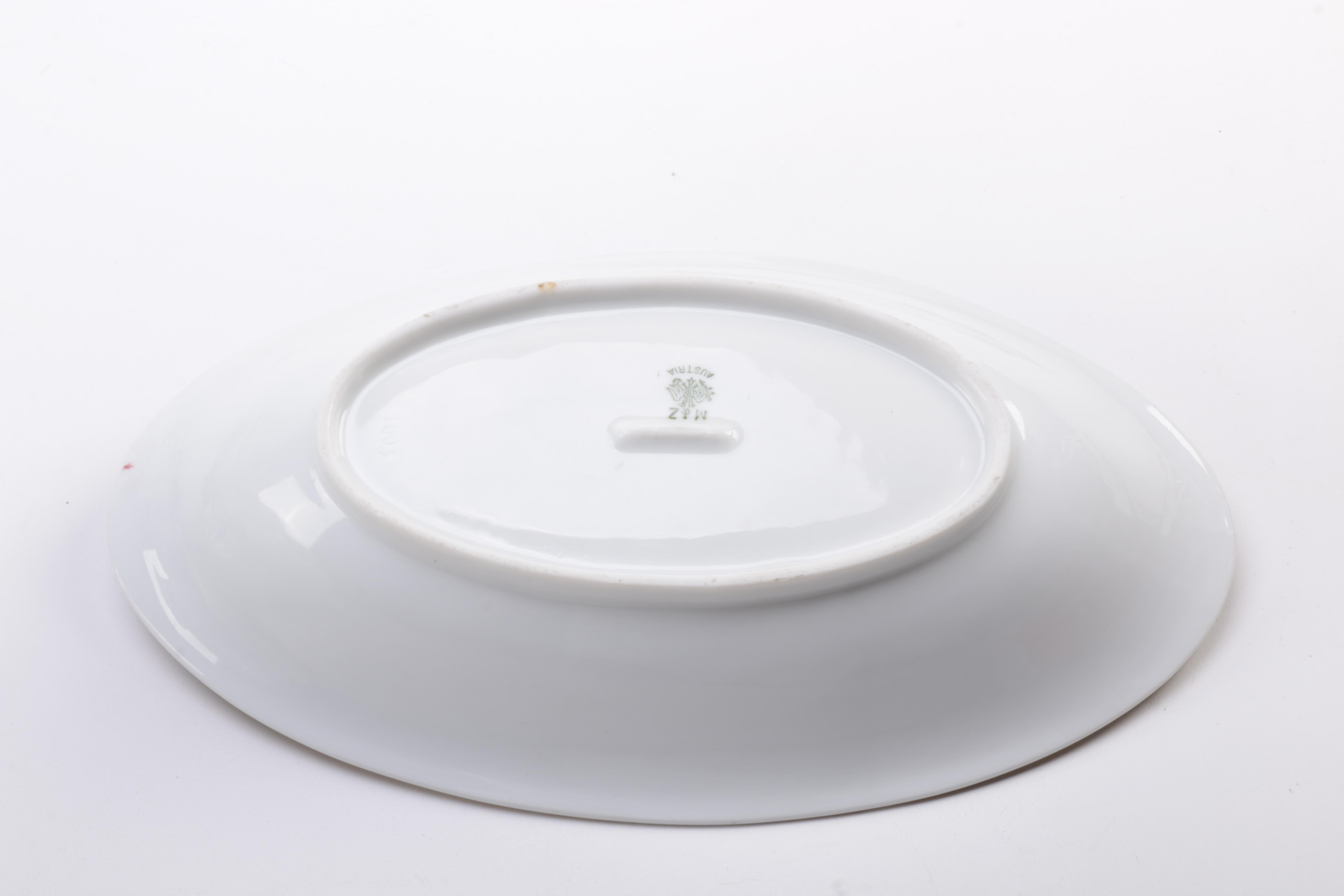 Antique Moritz Zdekauer Porcelain Tableware