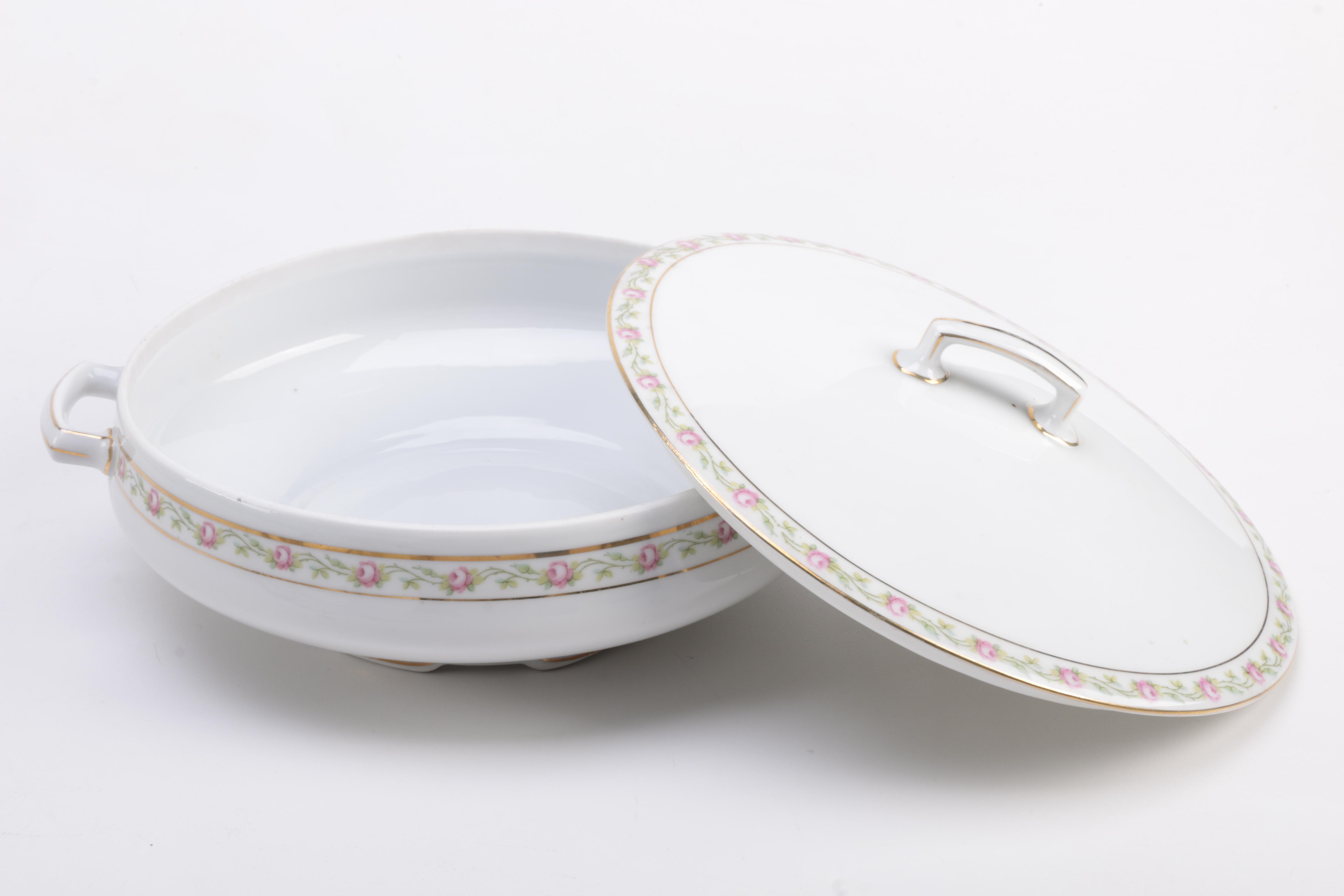 Antique Moritz Zdekauer Porcelain Tableware