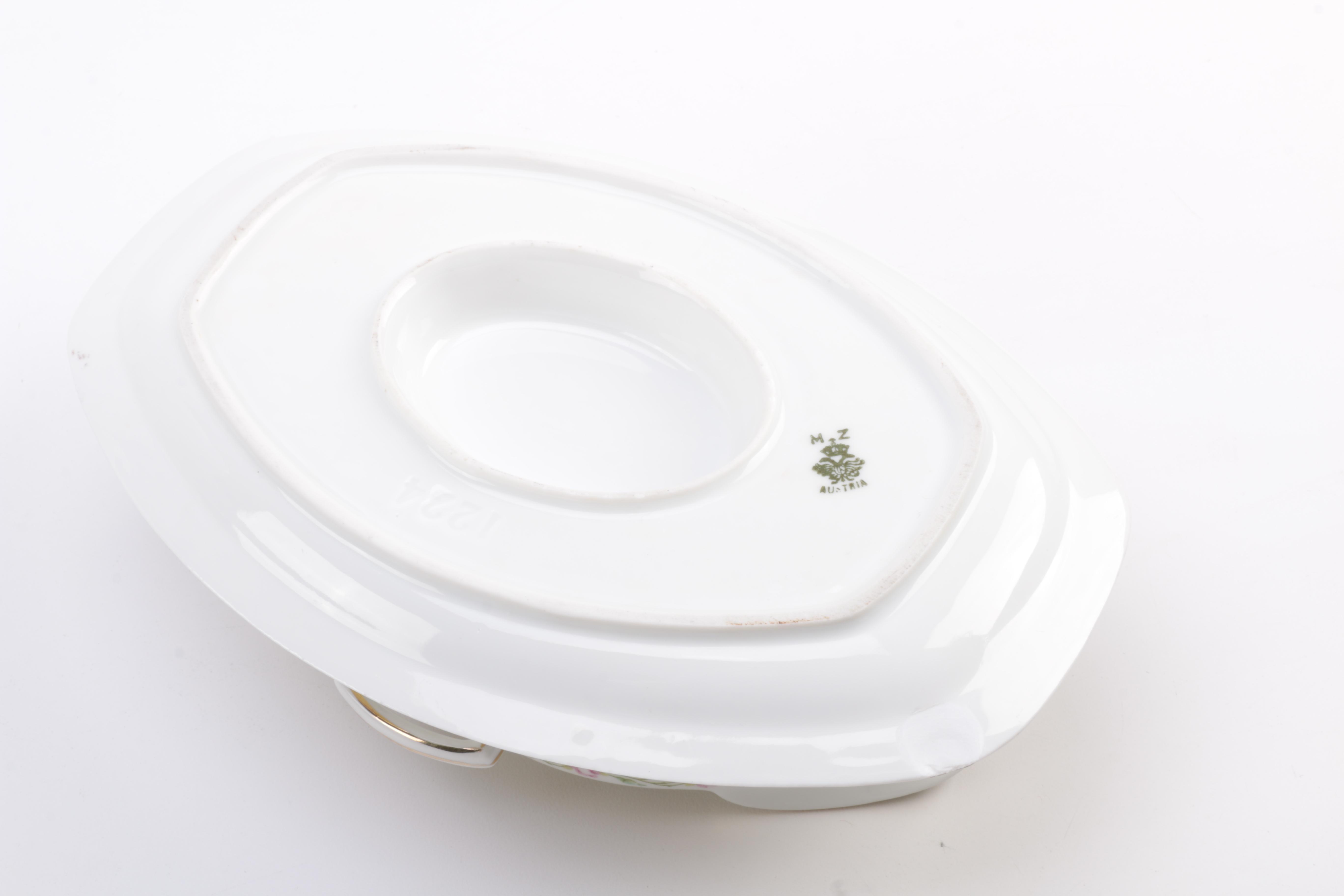 Antique Moritz Zdekauer Porcelain Tableware