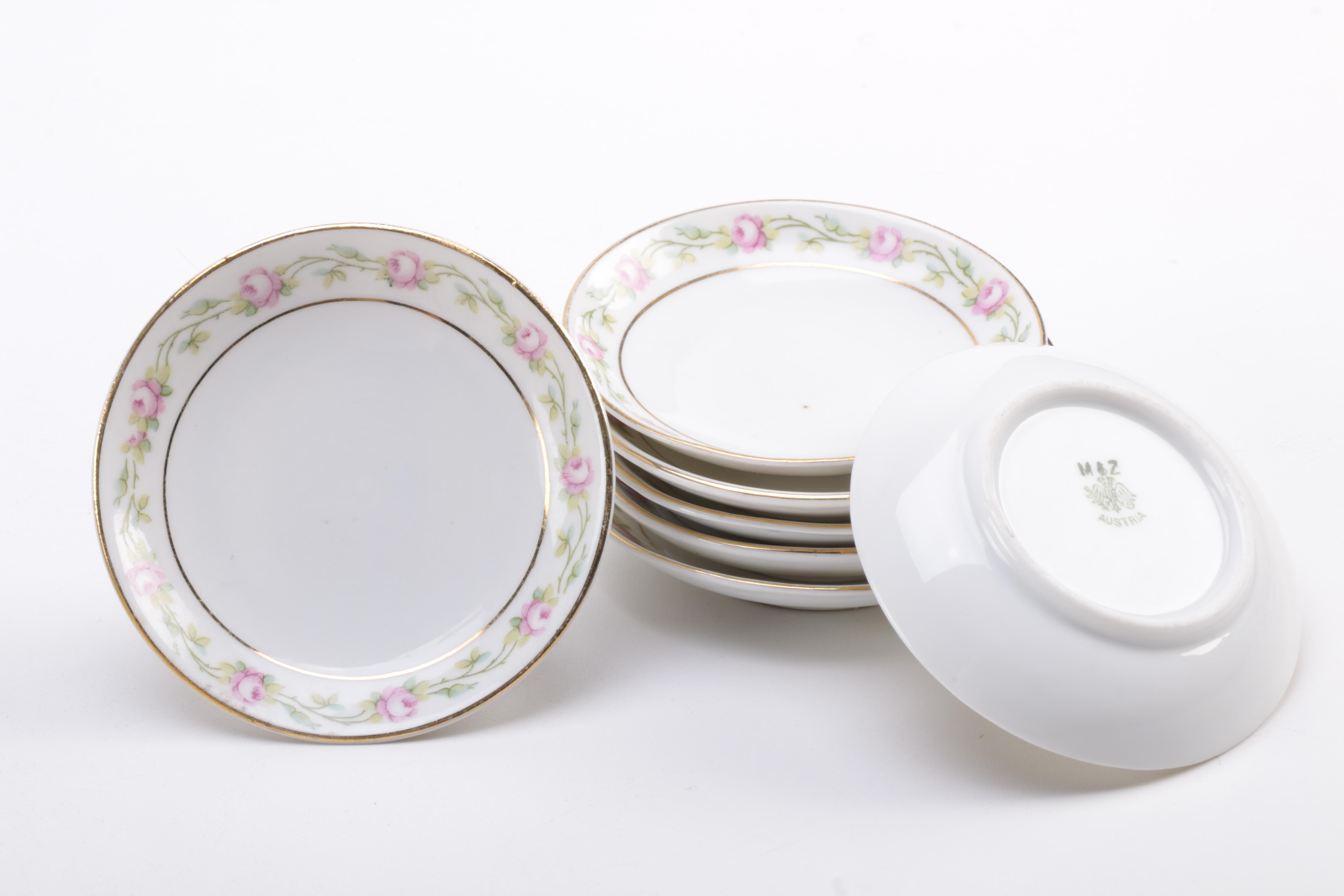 Antique Moritz Zdekauer Porcelain Tableware