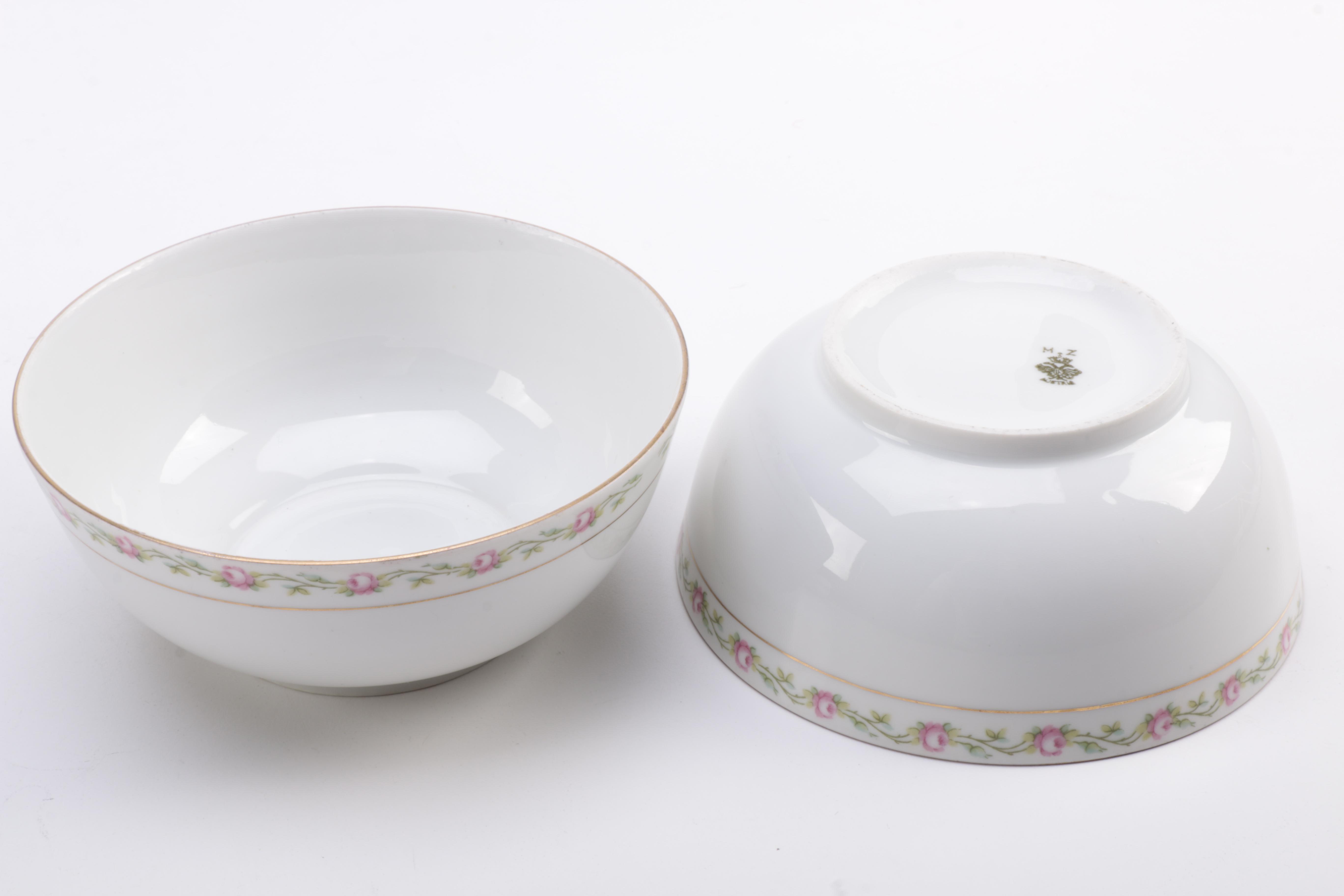 Antique Moritz Zdekauer Porcelain Tableware