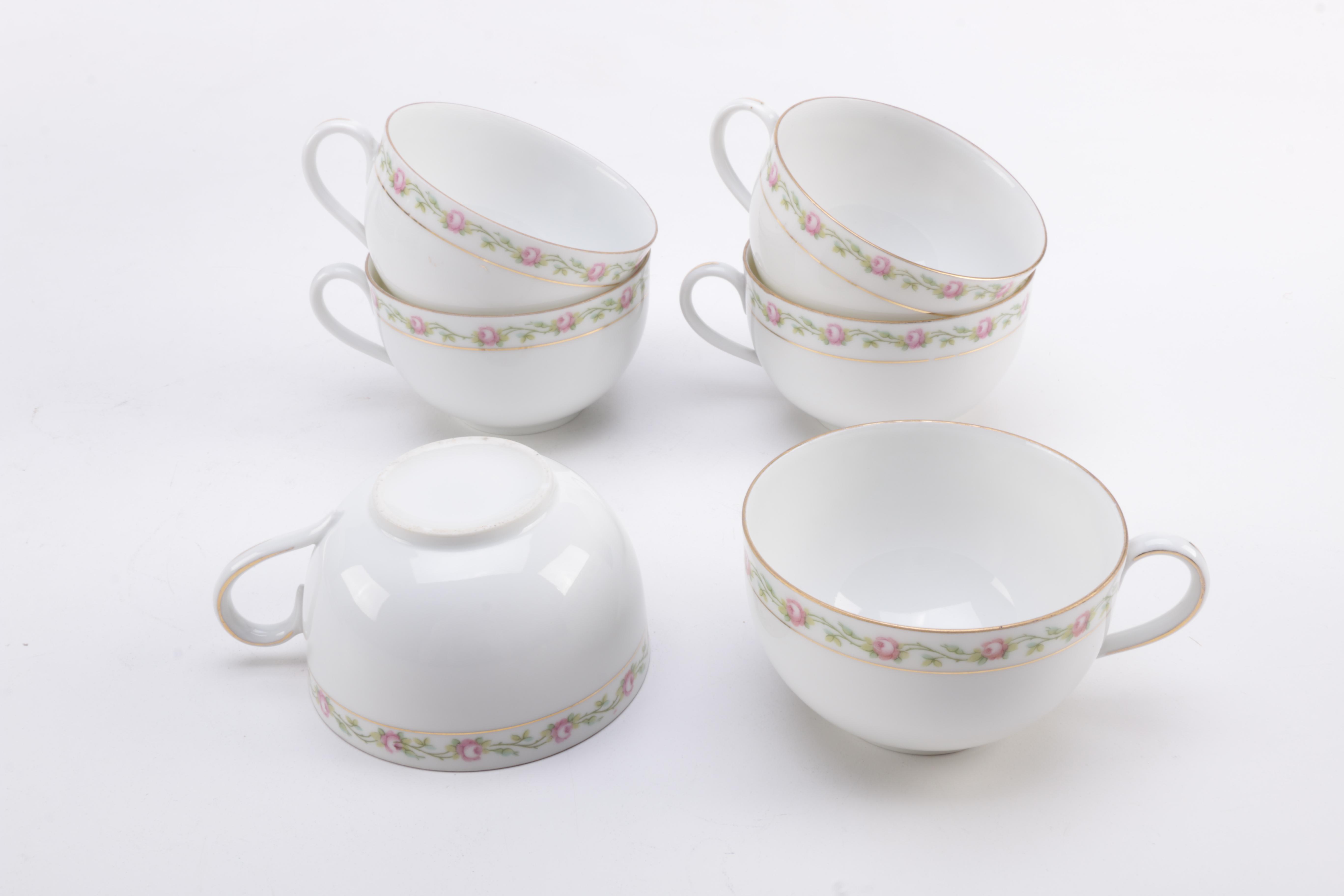 Antique Moritz Zdekauer Porcelain Tableware