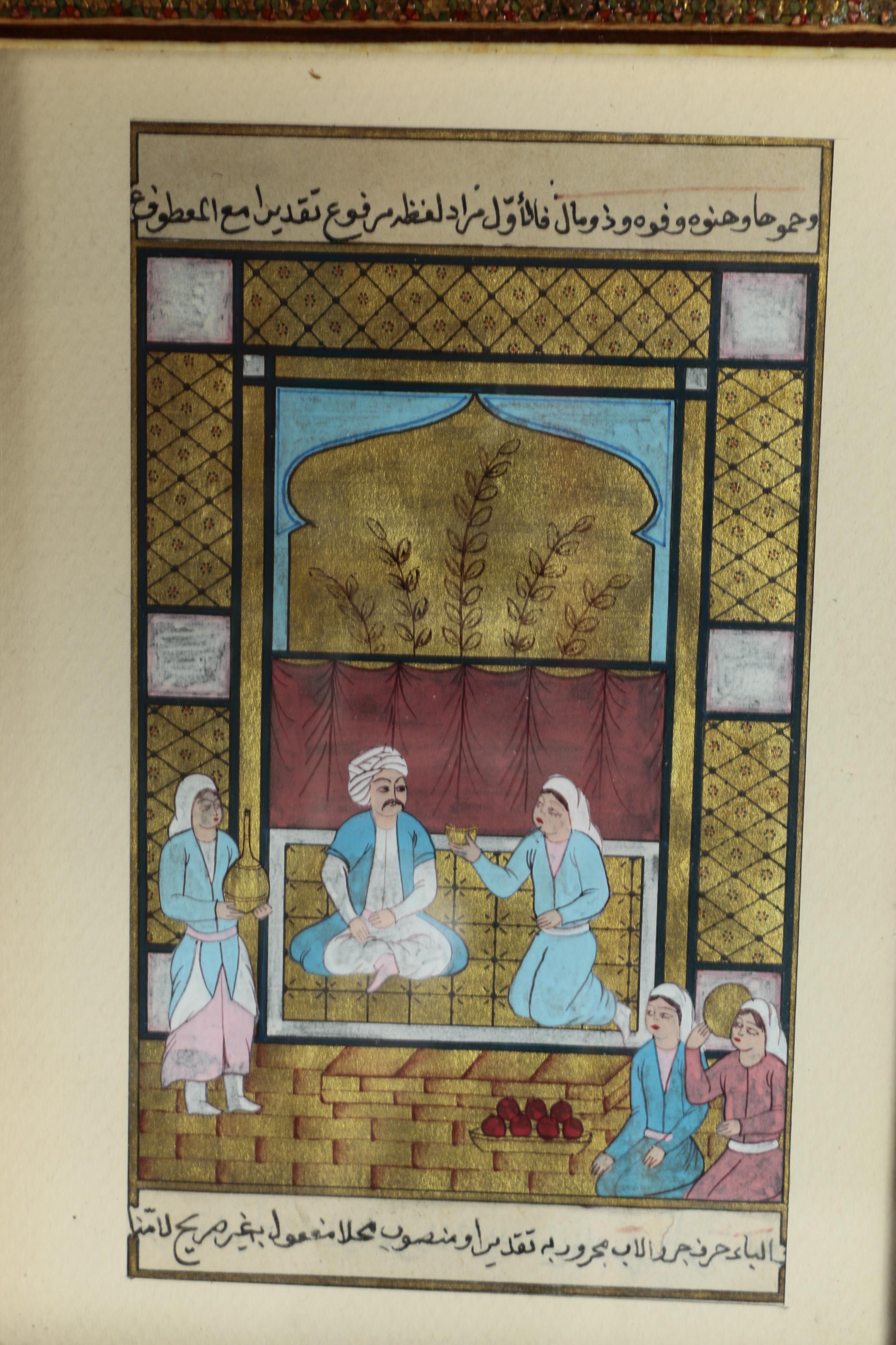 Indo-Persian Figural Gouache Paintings on Paper