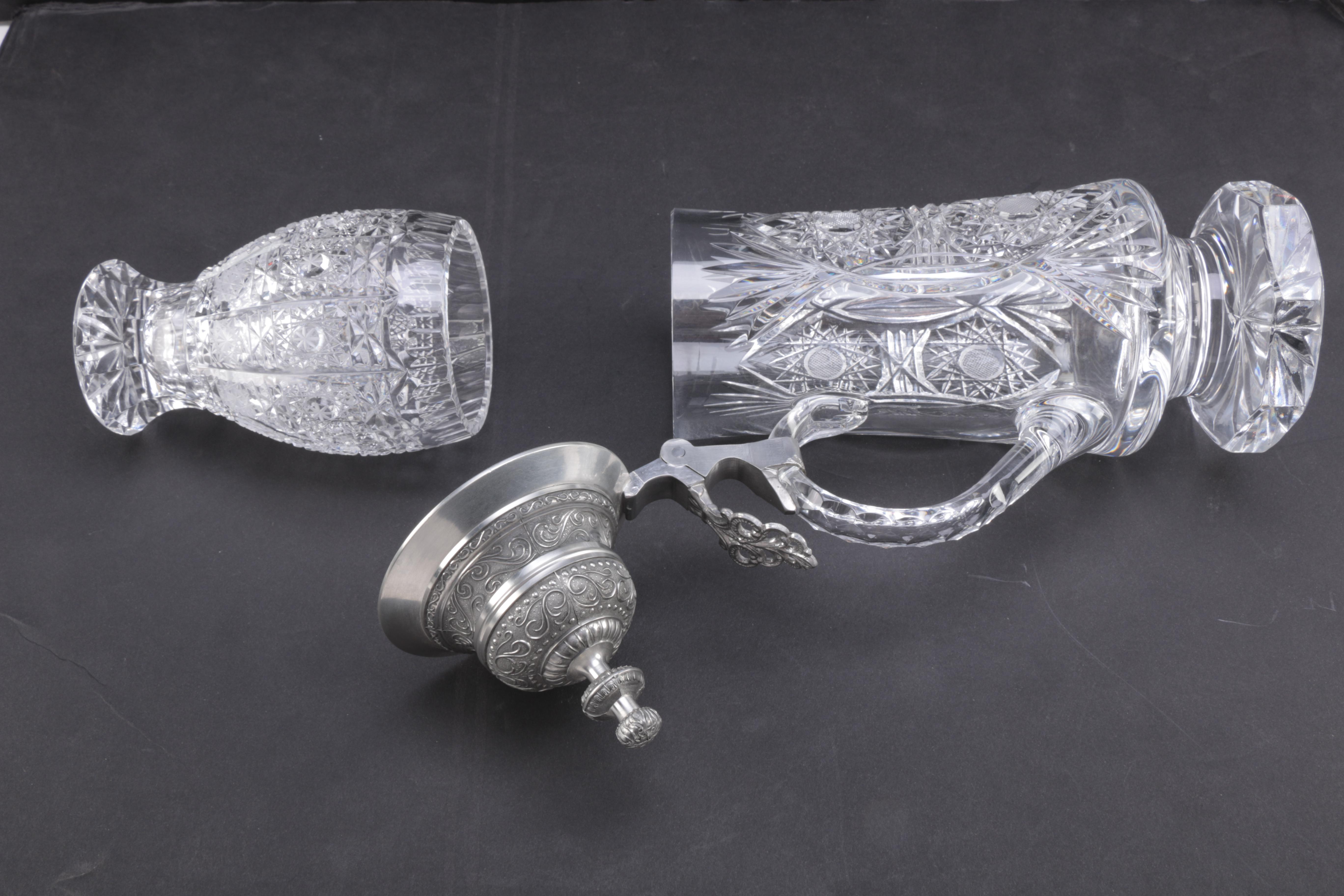 Crystal Bowl and Tankard