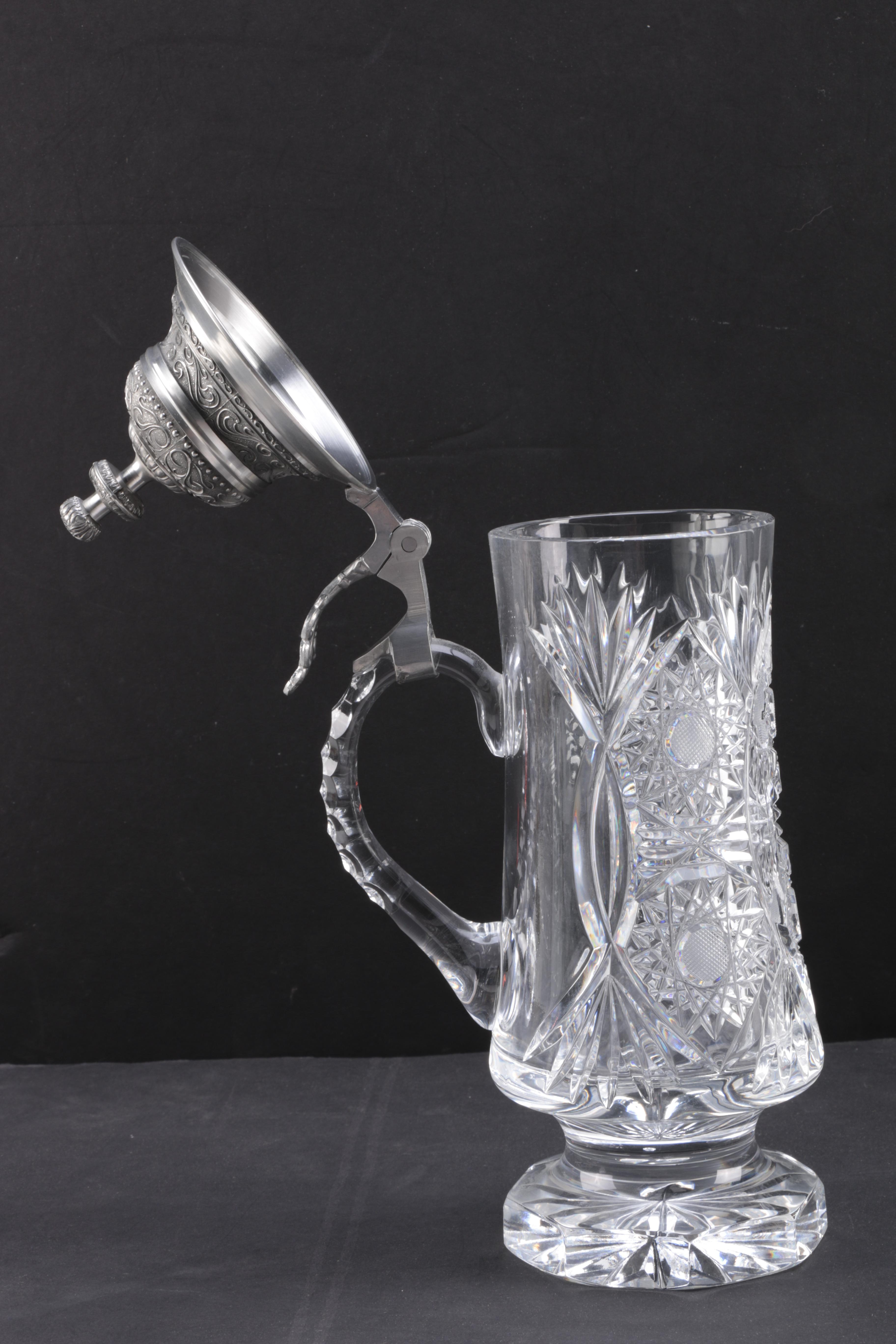Crystal Bowl and Tankard