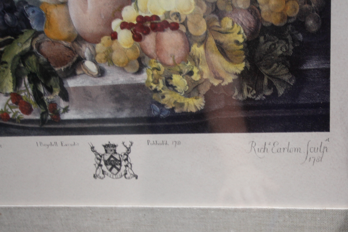 After Richard Earlom "A Flower Piece" Print Pairing