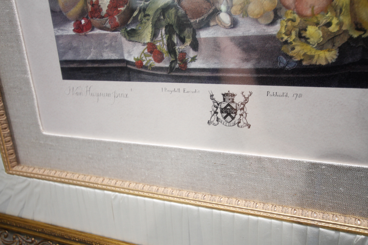 After Richard Earlom "A Flower Piece" Print Pairing