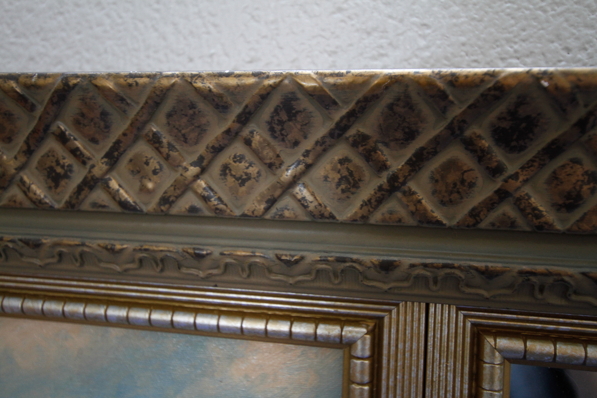 Mirror and Painting Triptych