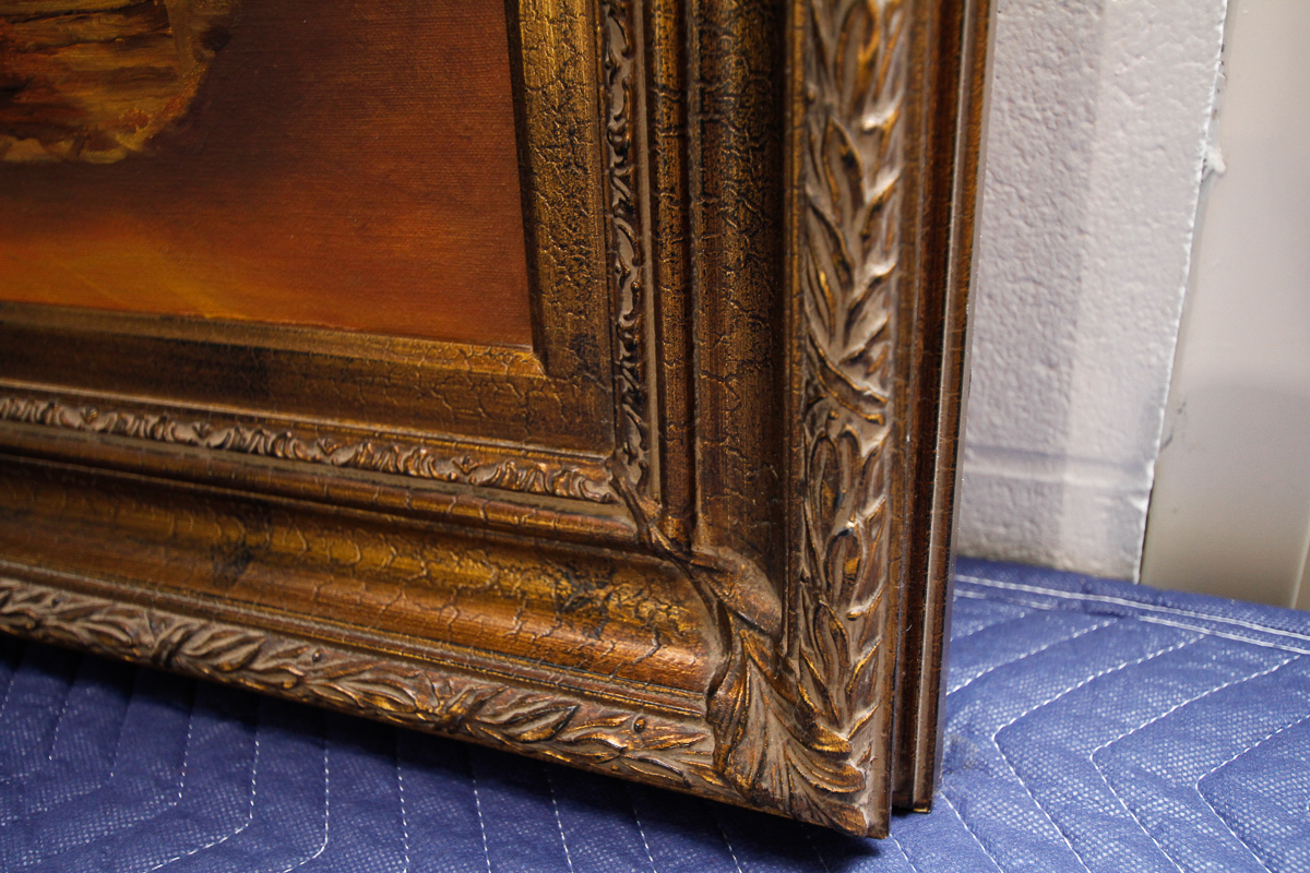 Sarah Talhe S. Scmiyler Oil Painting "Aunt Betty's Basket"