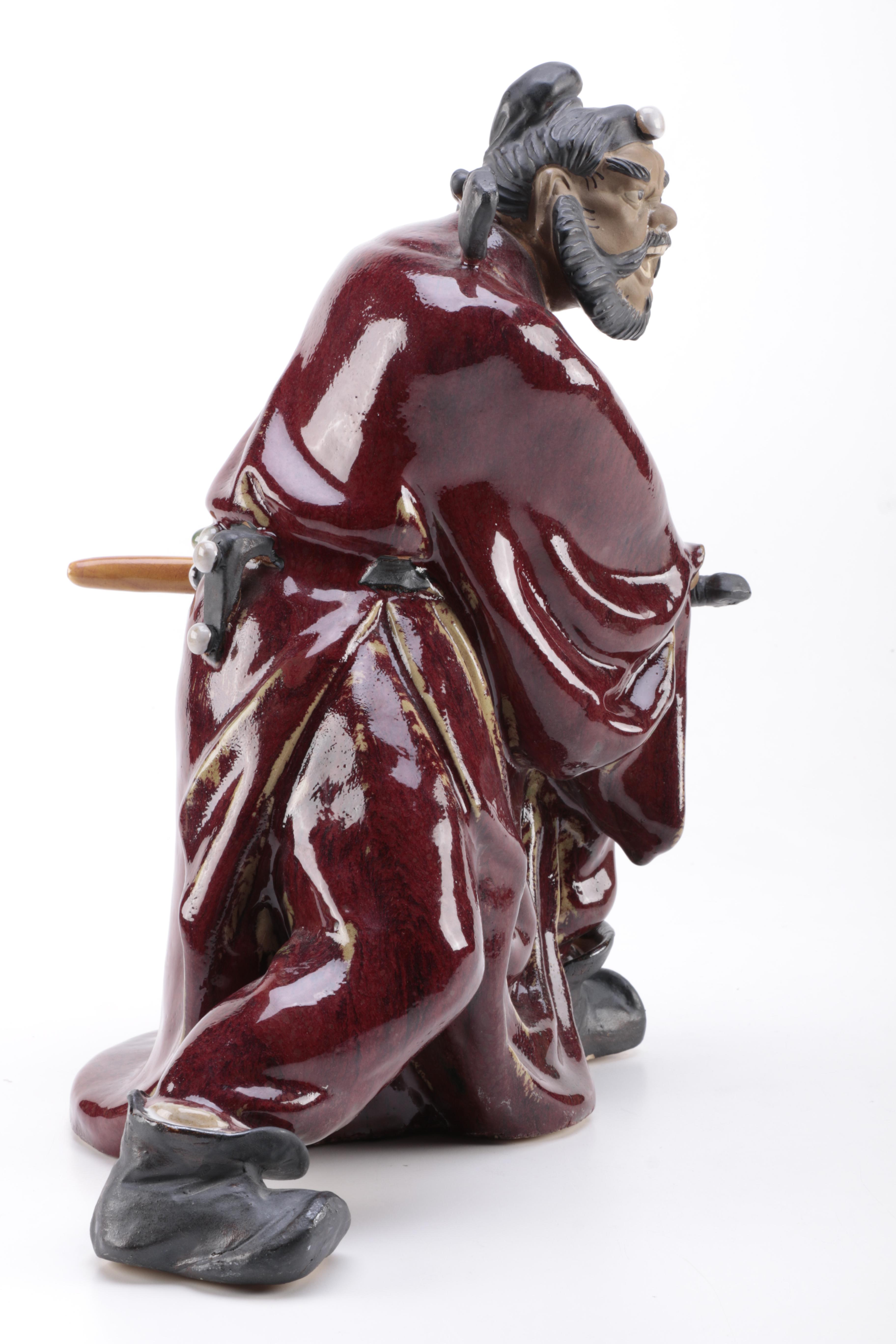 Chinese Ceramic Warrior Figurine