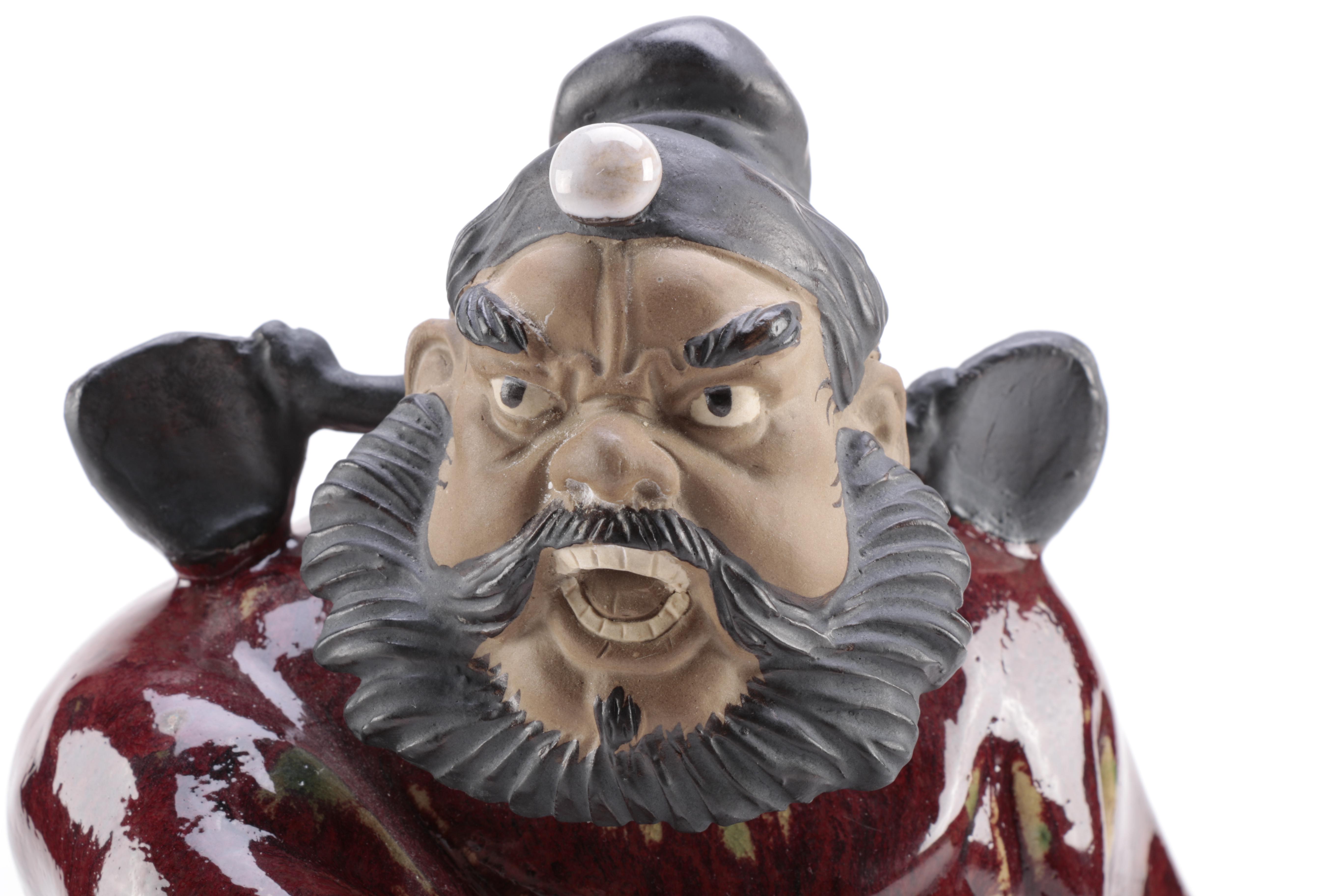 Chinese Ceramic Warrior Figurine