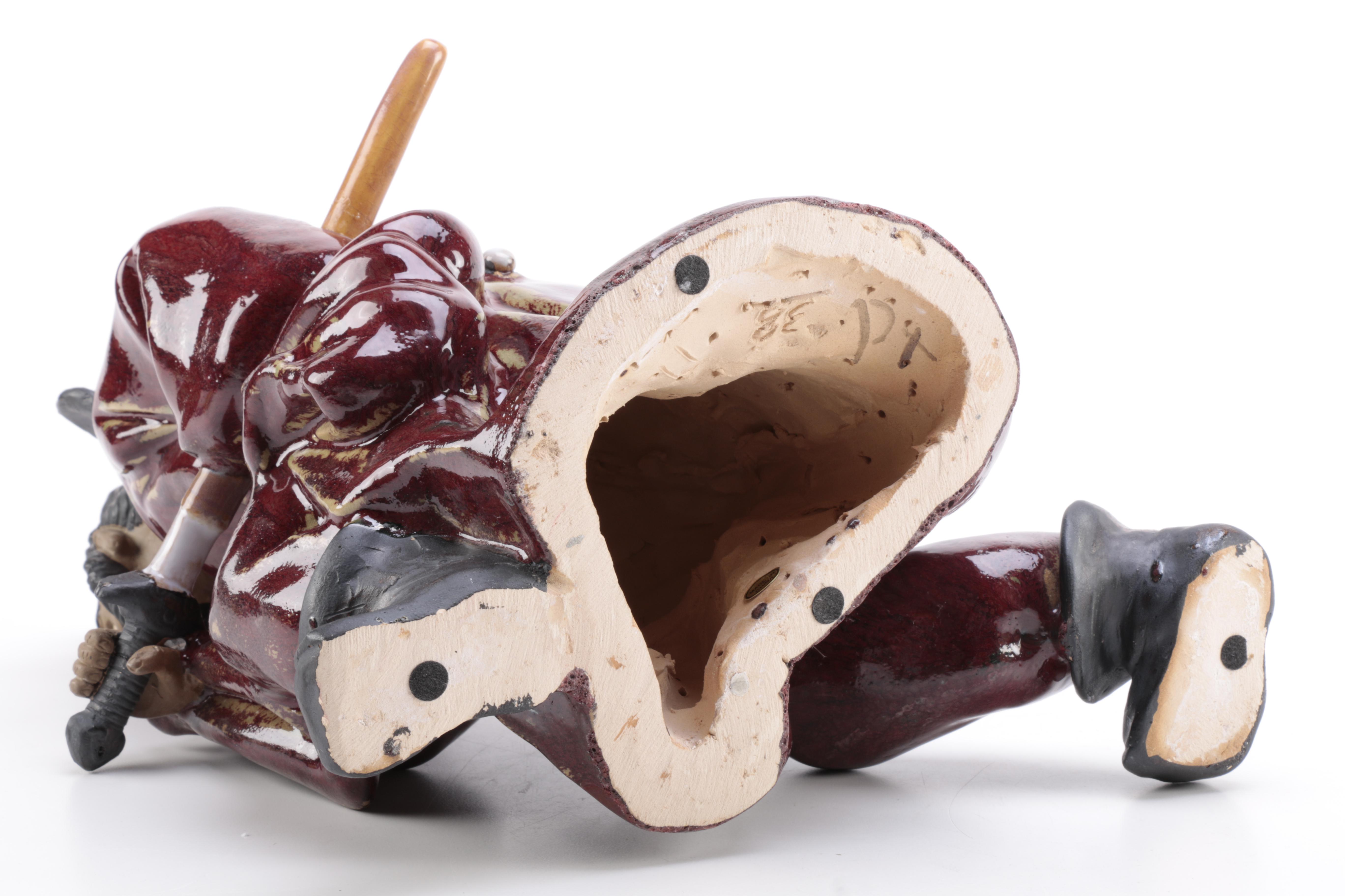 Chinese Ceramic Warrior Figurine