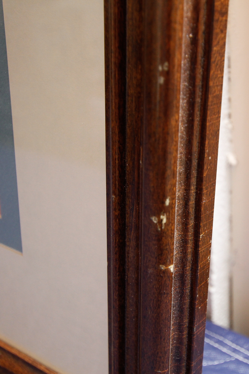 Framed Offset Lithograph of a Ship