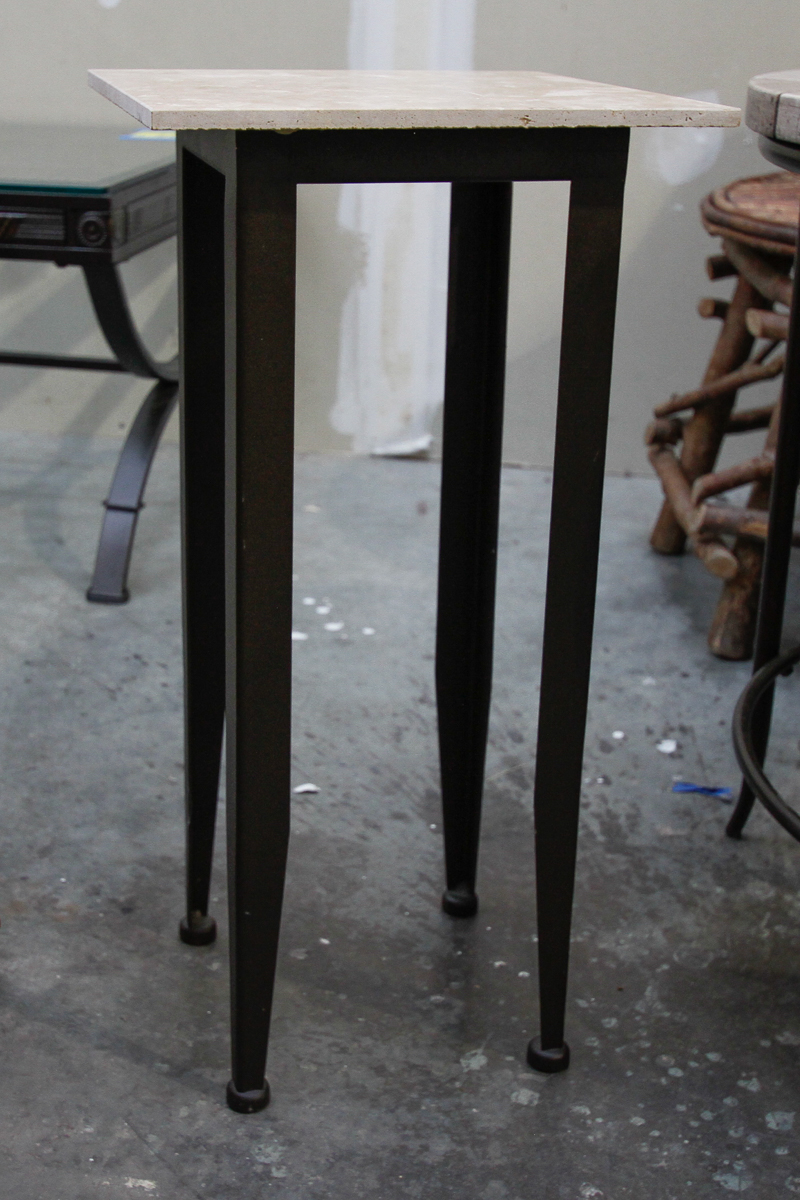 Tile Top Metal Side and Accent Tables