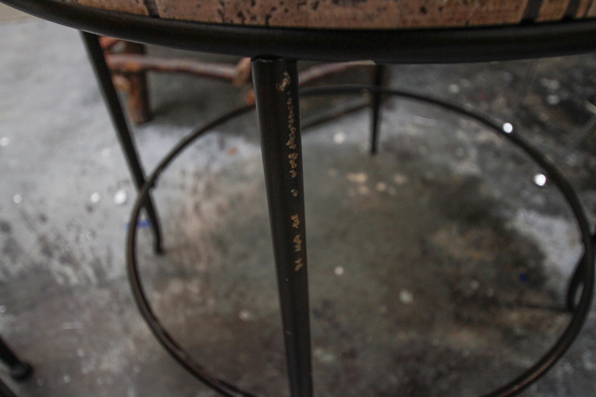 Tile Top Metal Side and Accent Tables