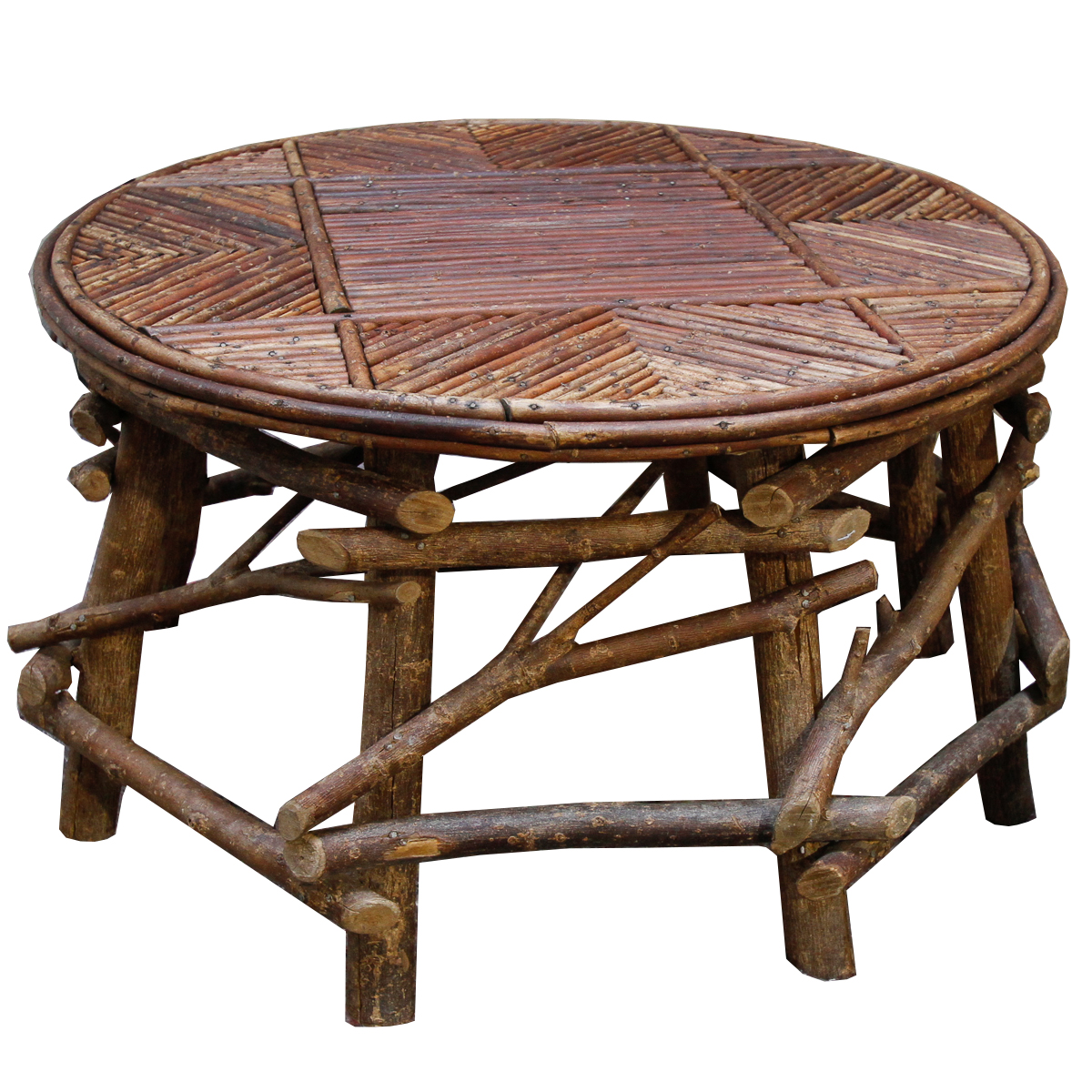 Adirondack Style Twig Coffee Table