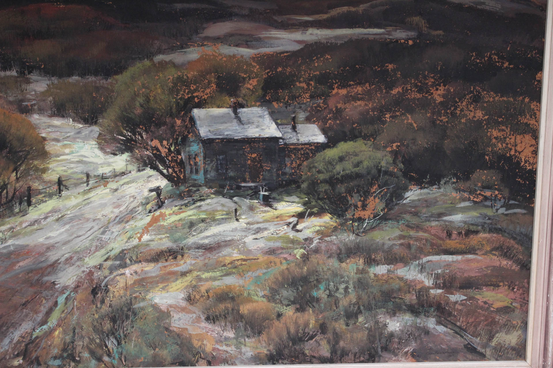 Carl Gaertner "West Virginia Hills" Oil Painting on Board