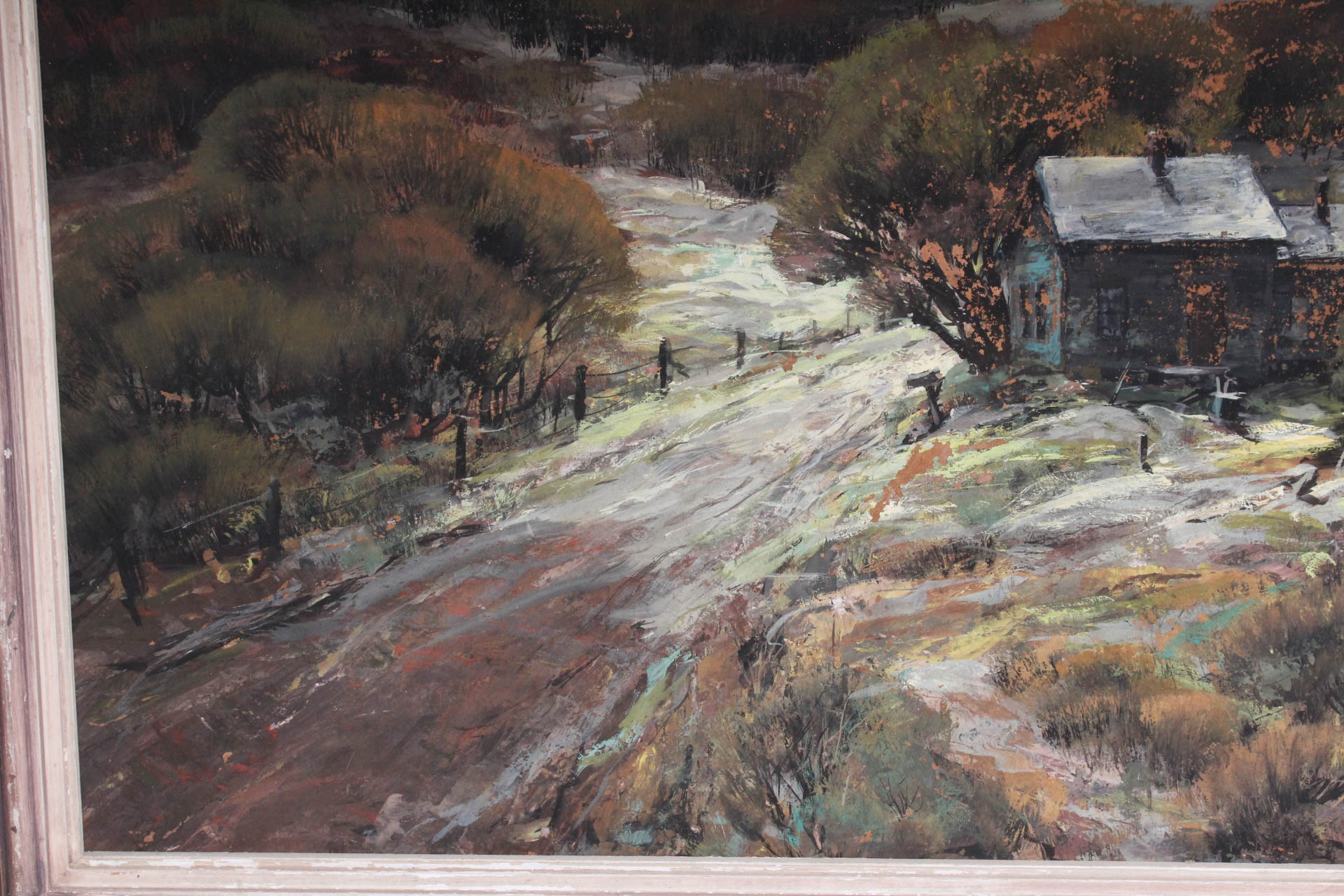 Carl Gaertner "West Virginia Hills" Oil Painting on Board