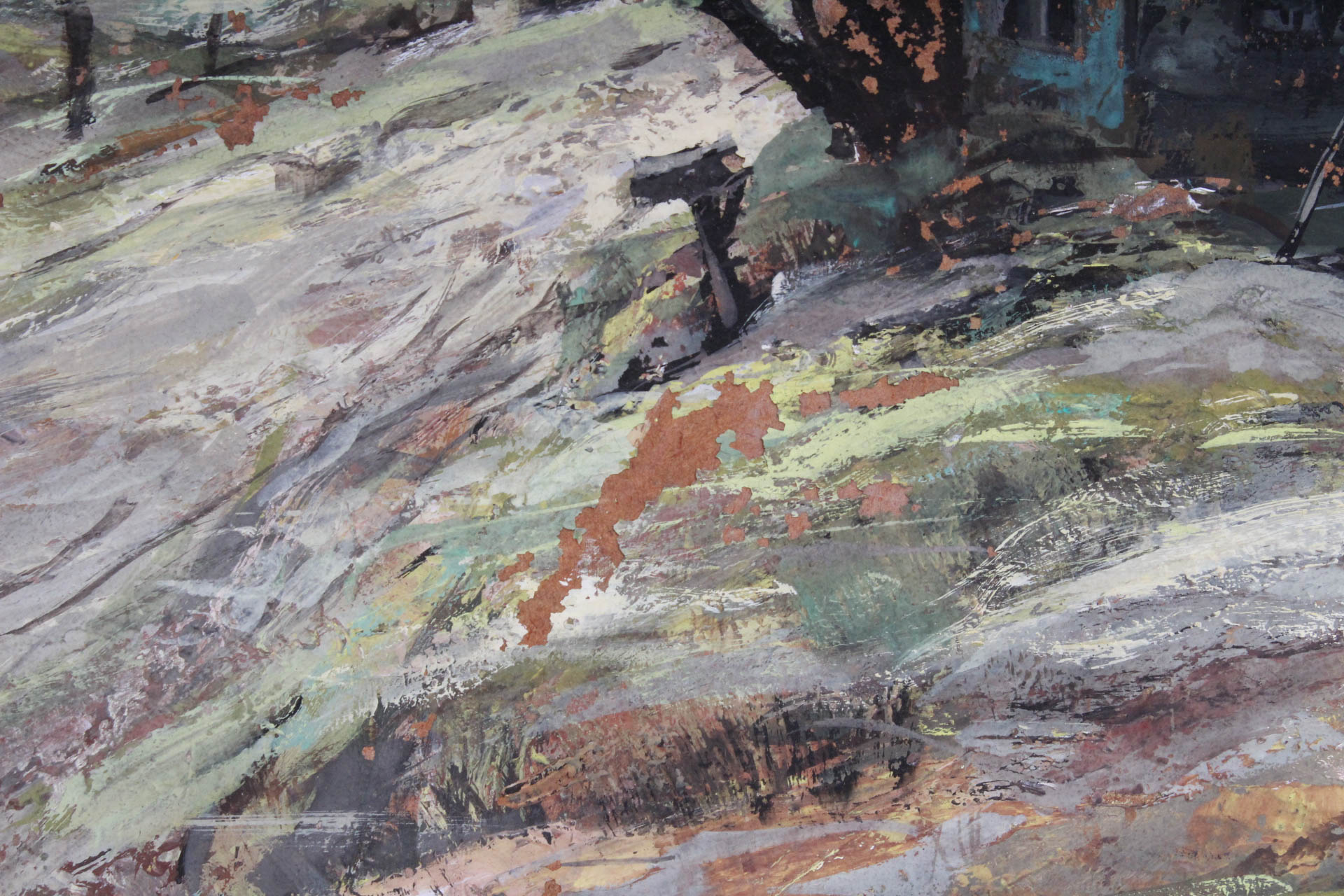 Carl Gaertner "West Virginia Hills" Oil Painting on Board