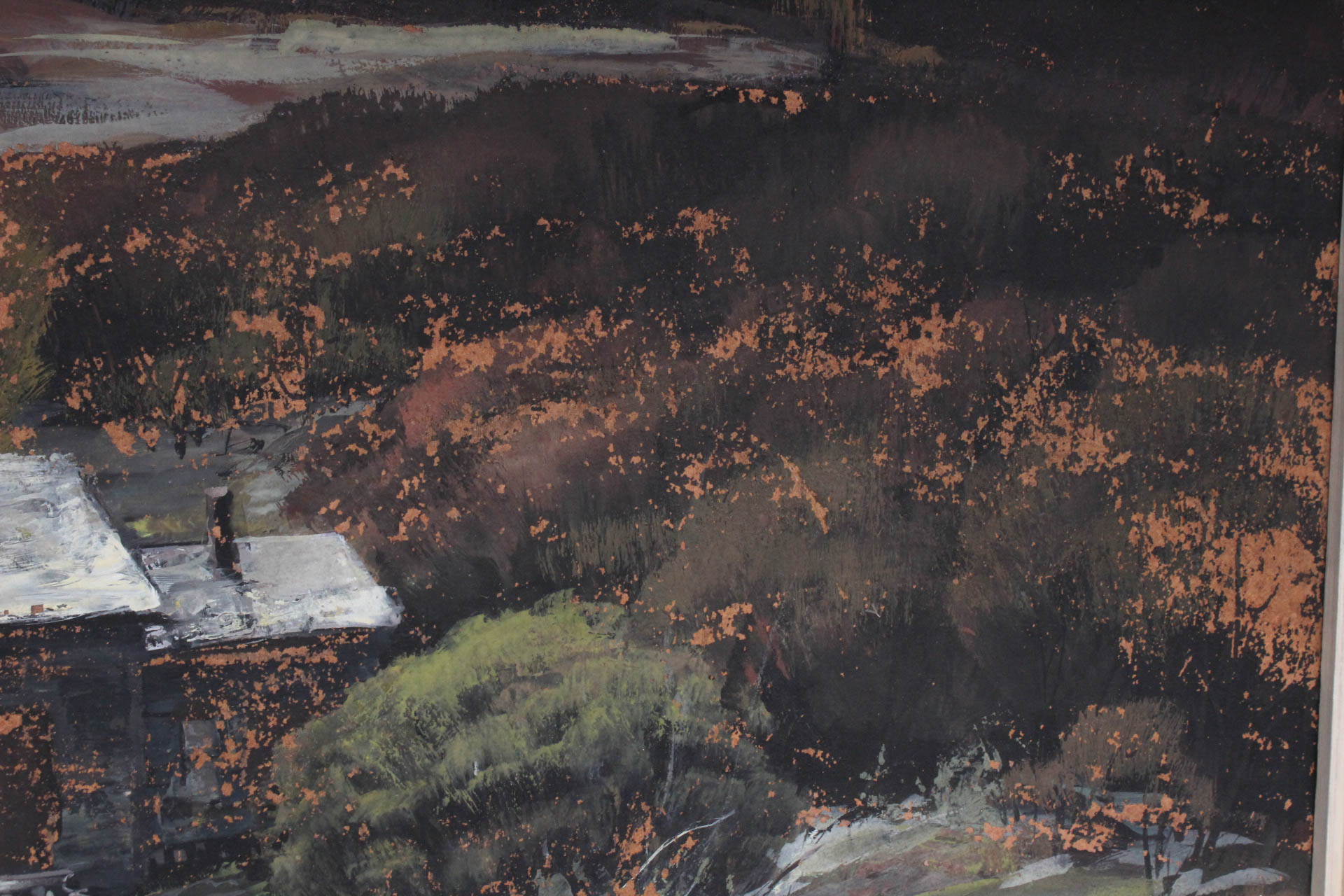 Carl Gaertner "West Virginia Hills" Oil Painting on Board