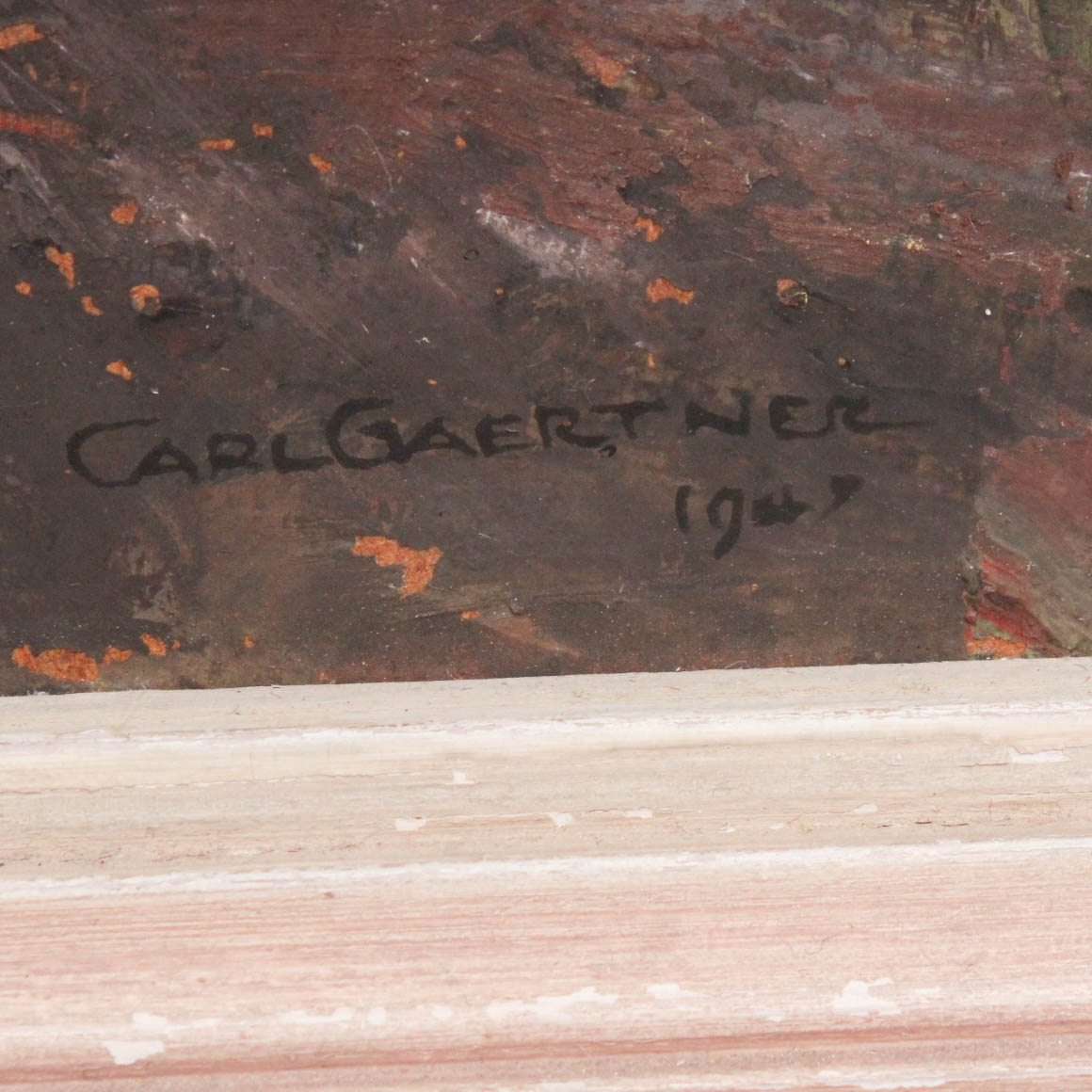 Carl Gaertner "West Virginia Hills" Oil Painting on Board