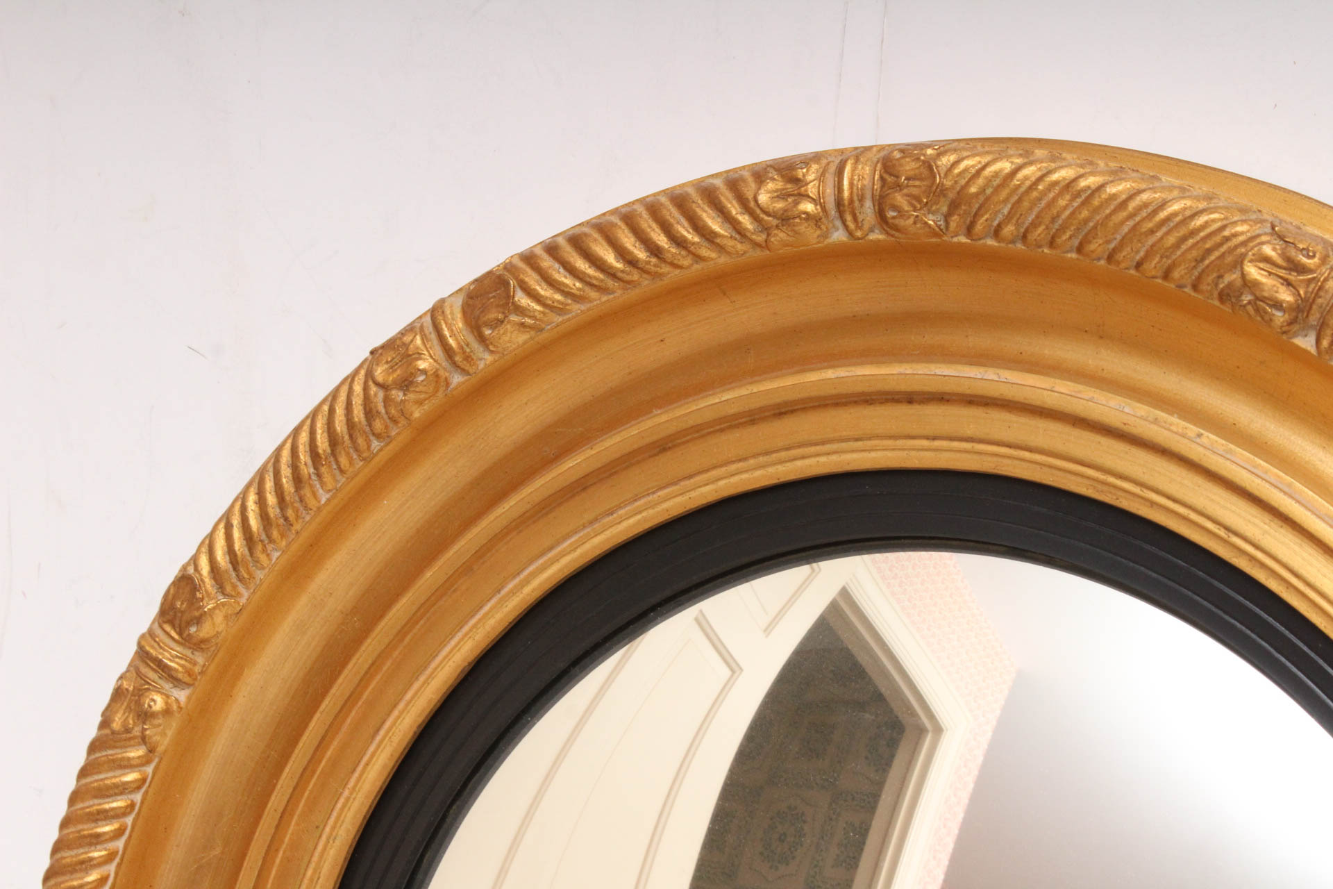 Nautical Convex Wall Mirror by Carvers' Guild