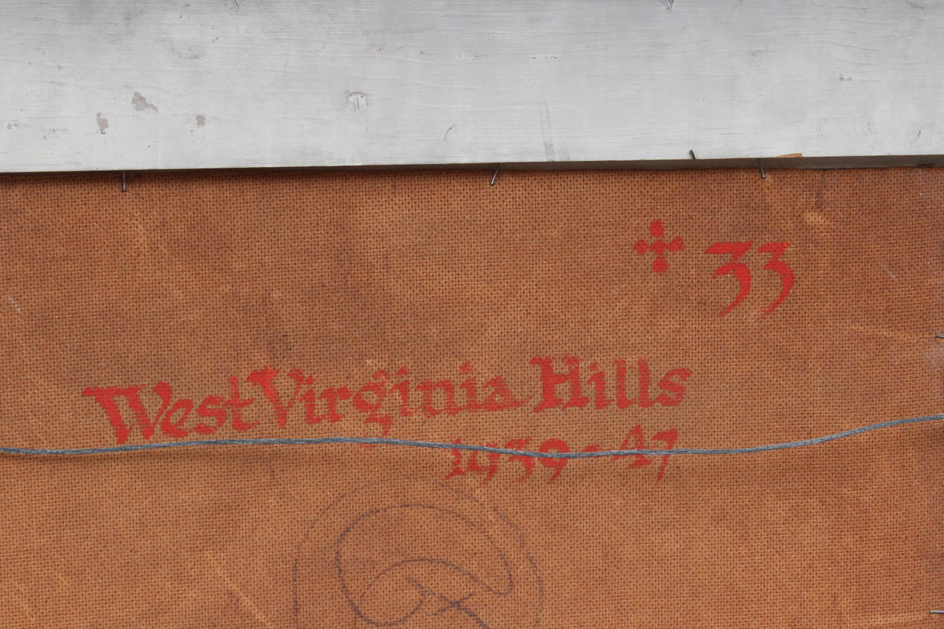 Carl Gaertner "West Virginia Hills" Oil Painting on Board