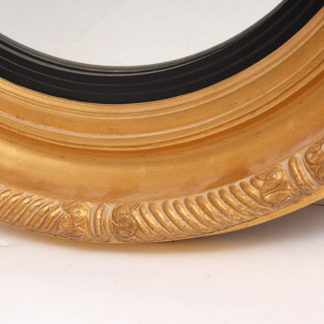 Nautical Convex Wall Mirror by Carvers' Guild