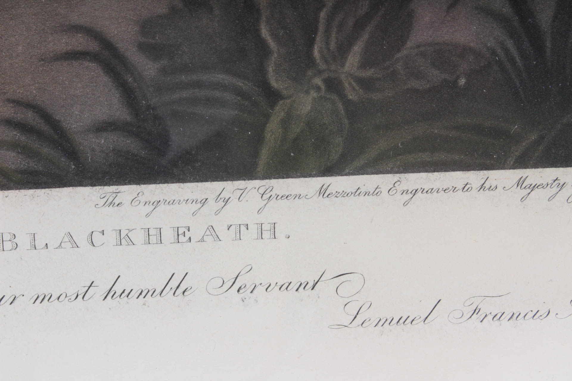 Valentine Green Mezzotint After Lemuel Abbott