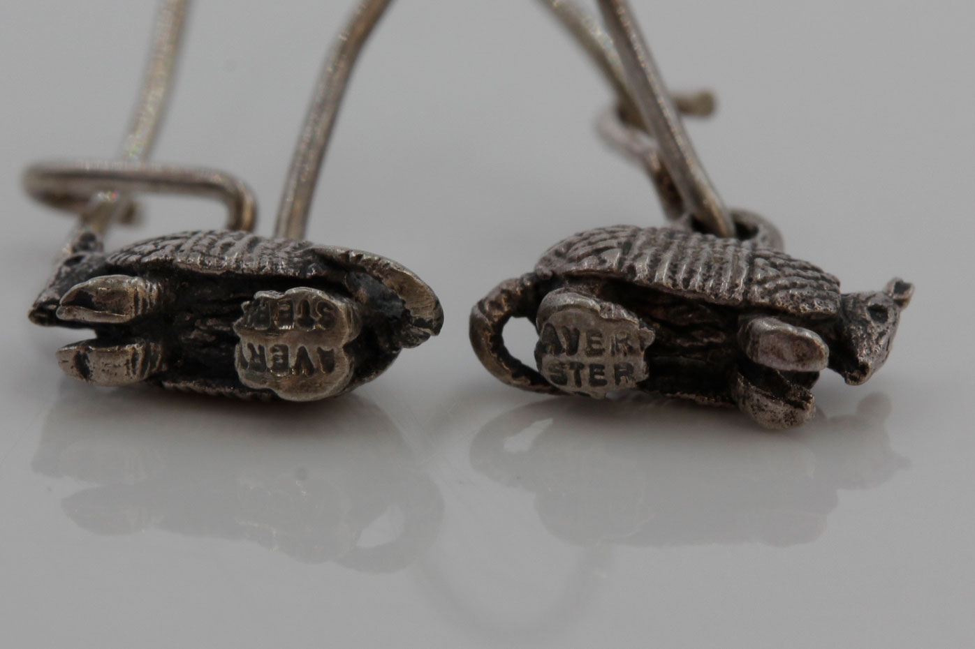 James Avery Sterling Sterling Armadillos Earrings