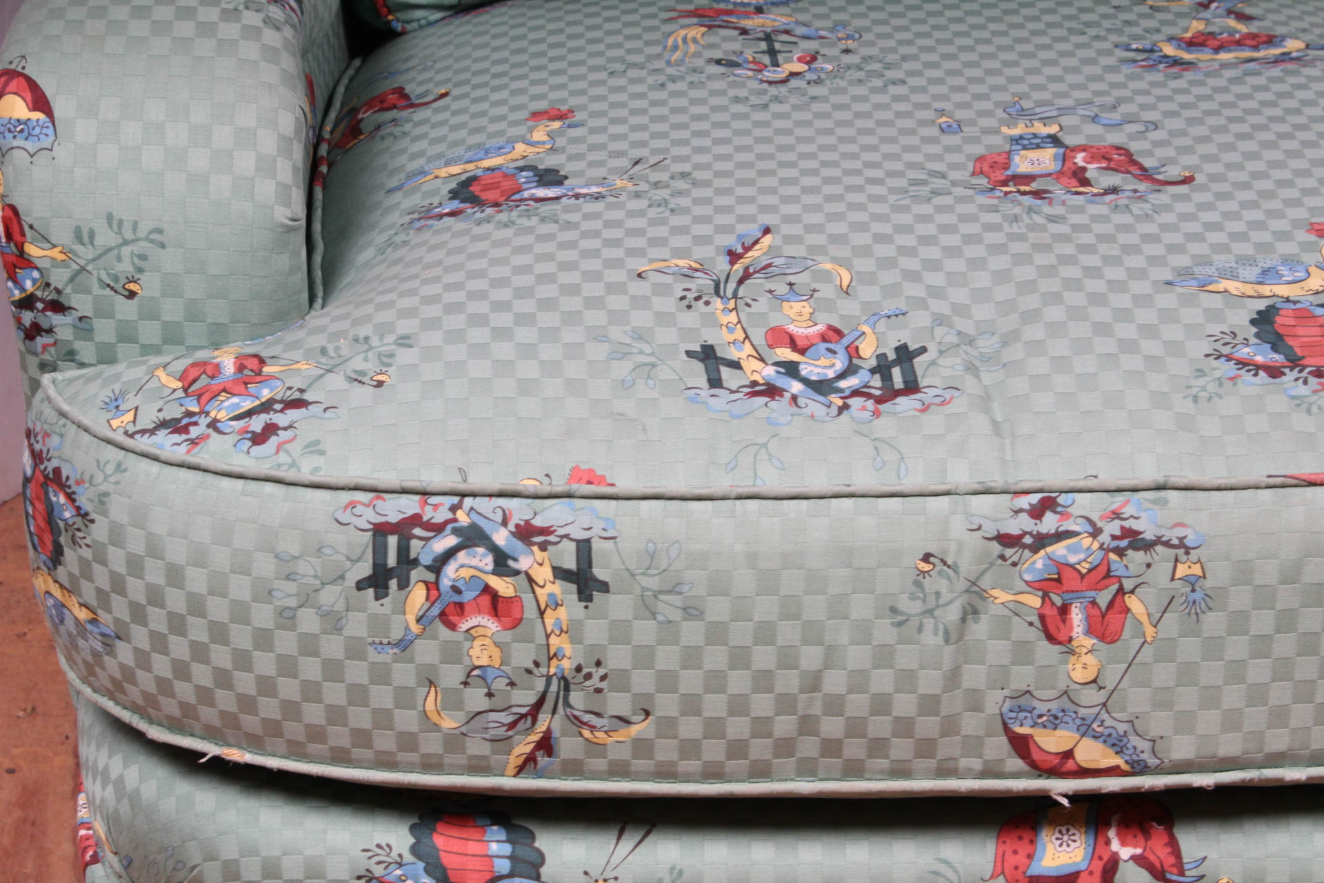 Fabric Upholstered Armchair by Sherrill