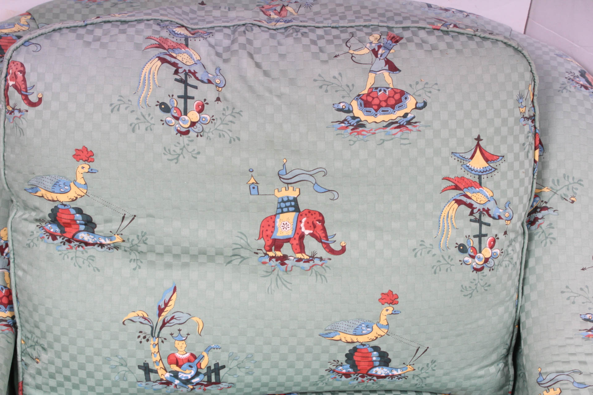 Fabric Upholstered Armchair by Sherrill