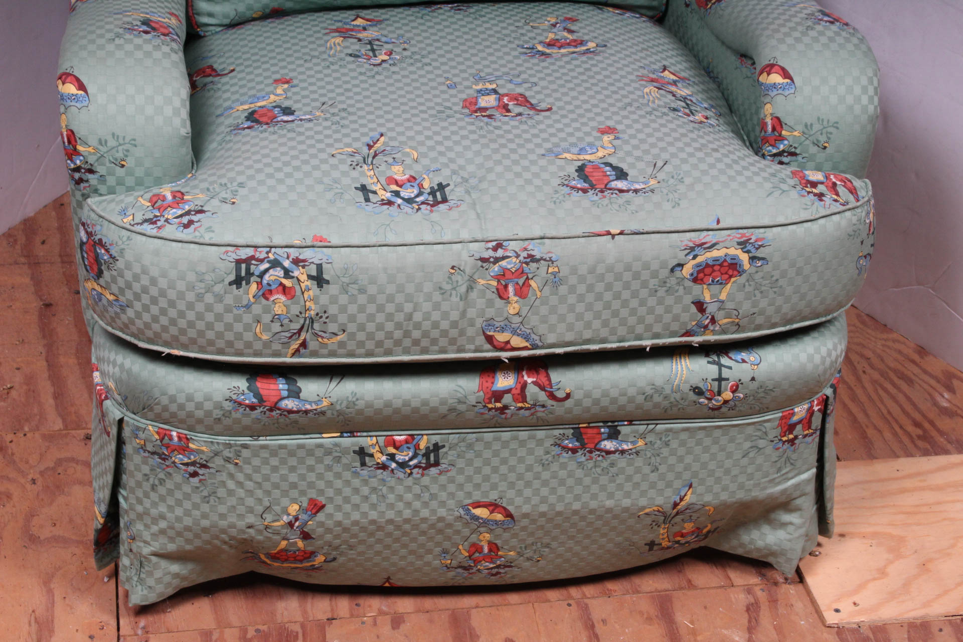 Fabric Upholstered Armchair by Sherrill