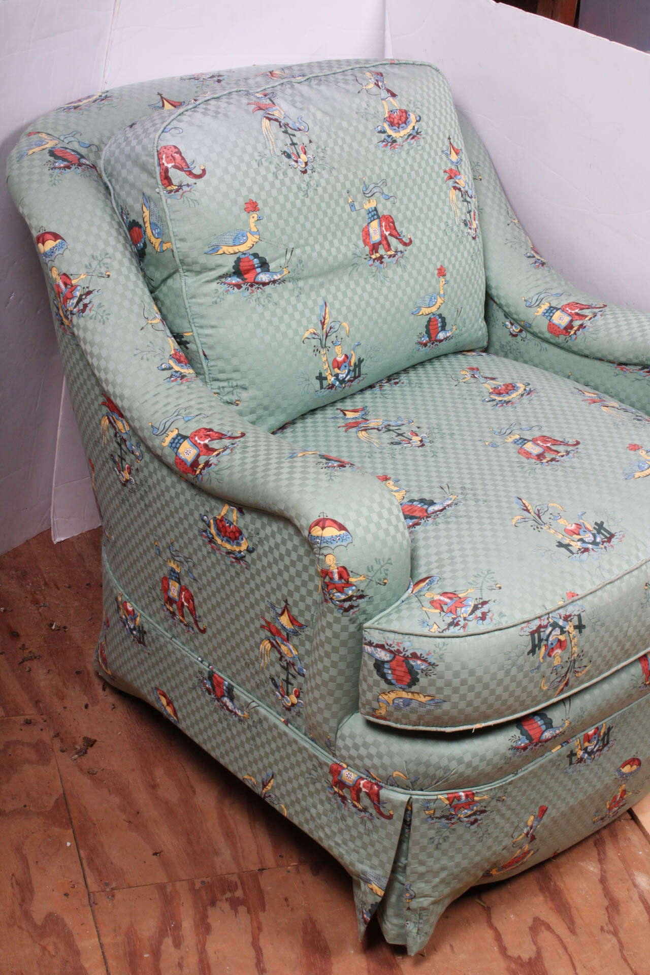Fabric Upholstered Armchair by Sherrill