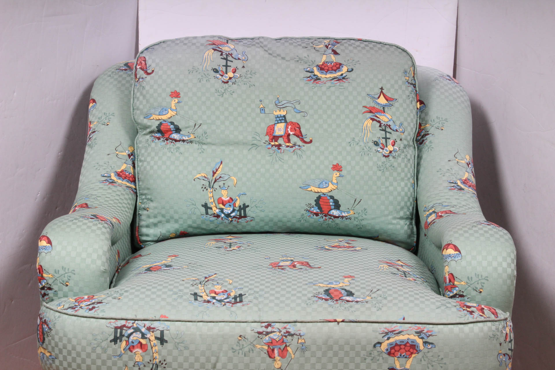 Fabric Upholstered Armchair by Sherrill