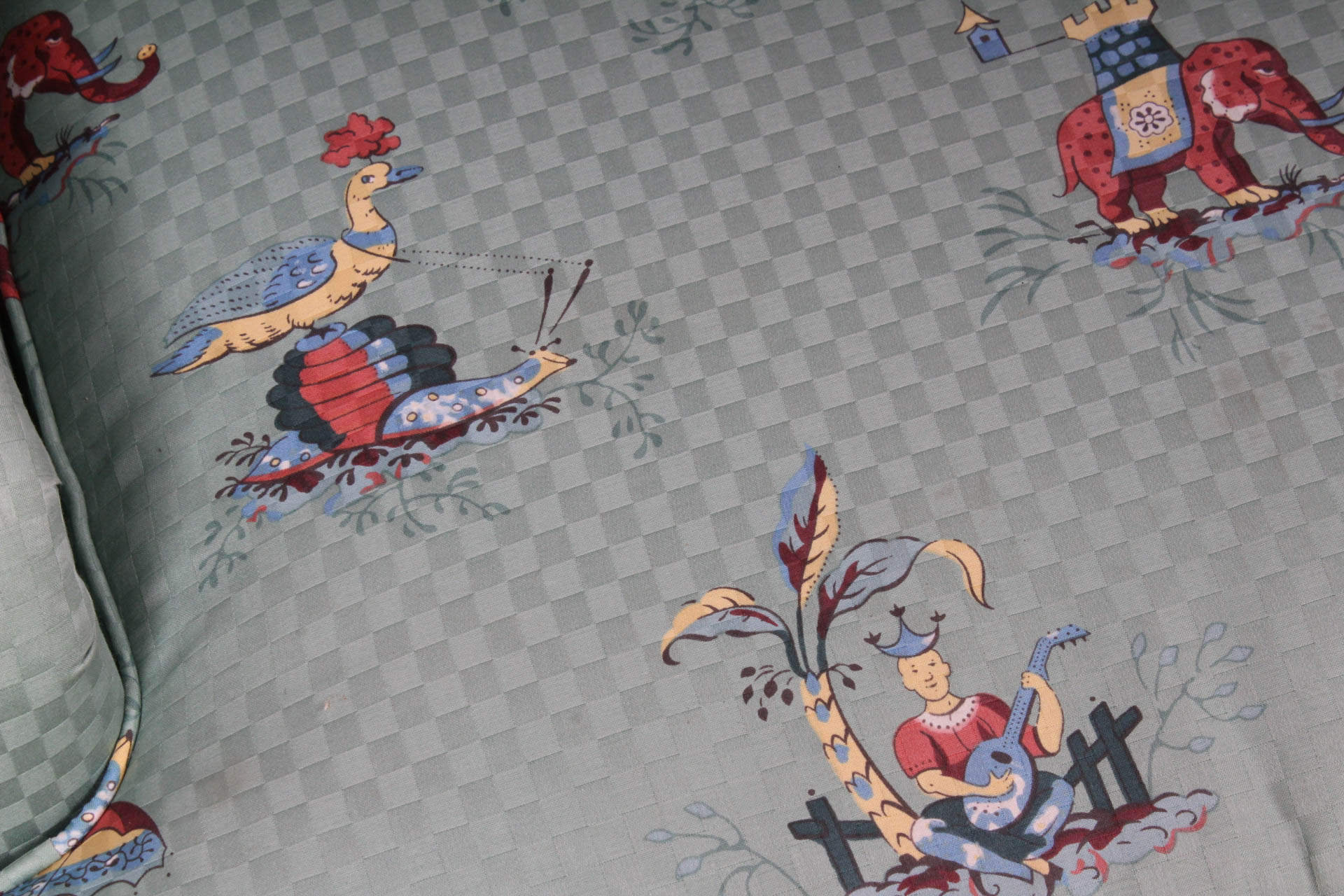 Fabric Upholstered Armchair by Sherrill