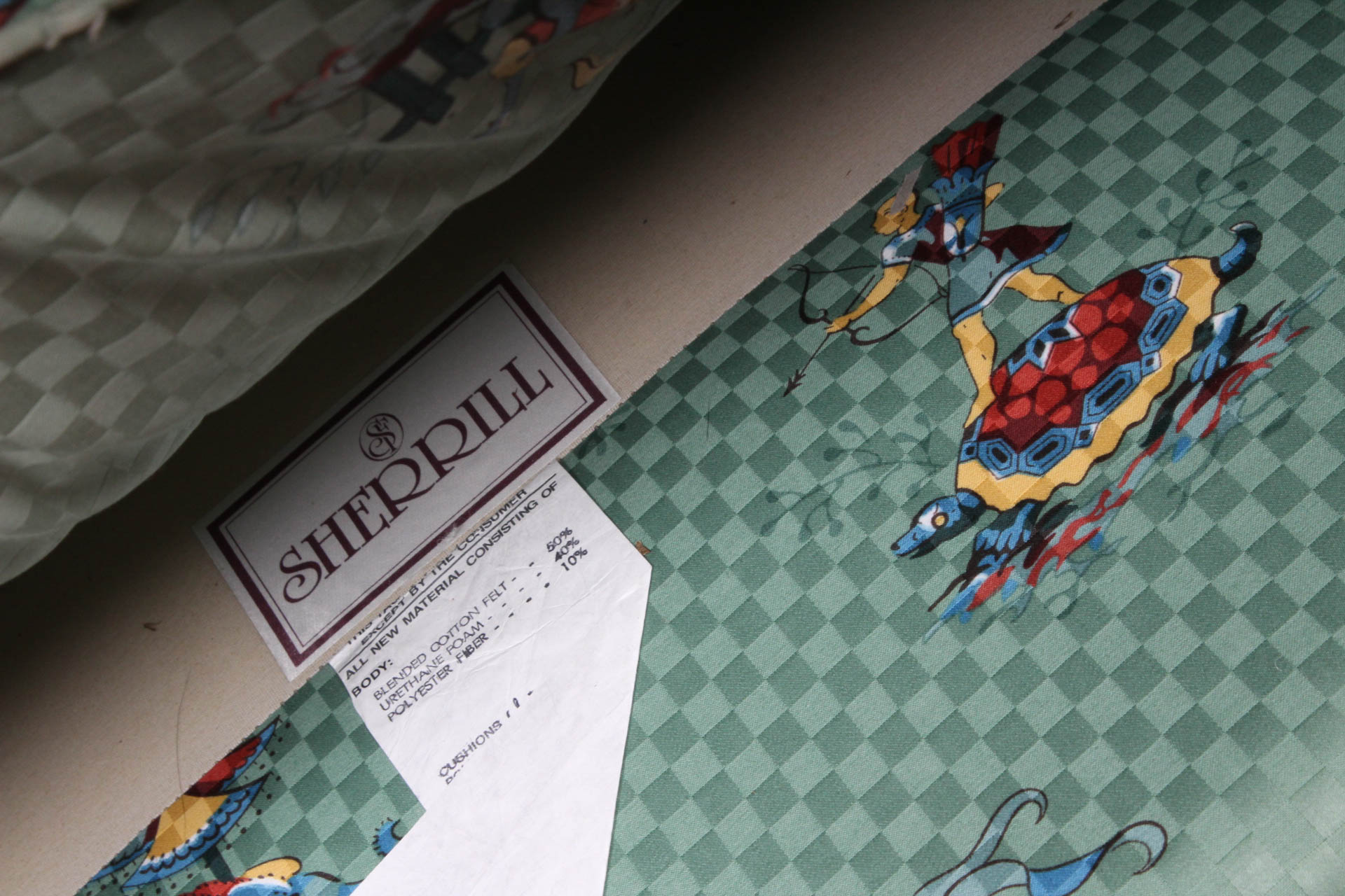 Fabric Upholstered Armchair by Sherrill