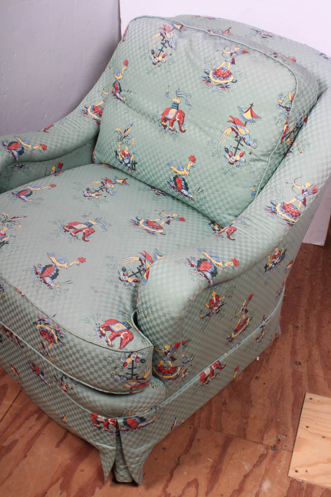 Fabric Upholstered Armchair by Sherrill