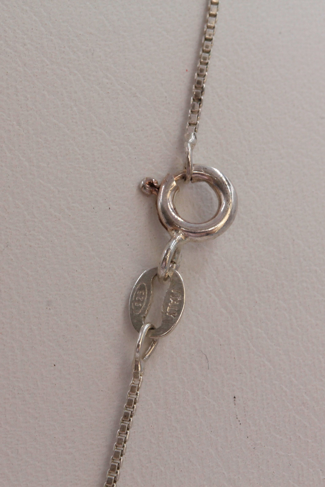 Sterling Silver Vial Pendant Necklace