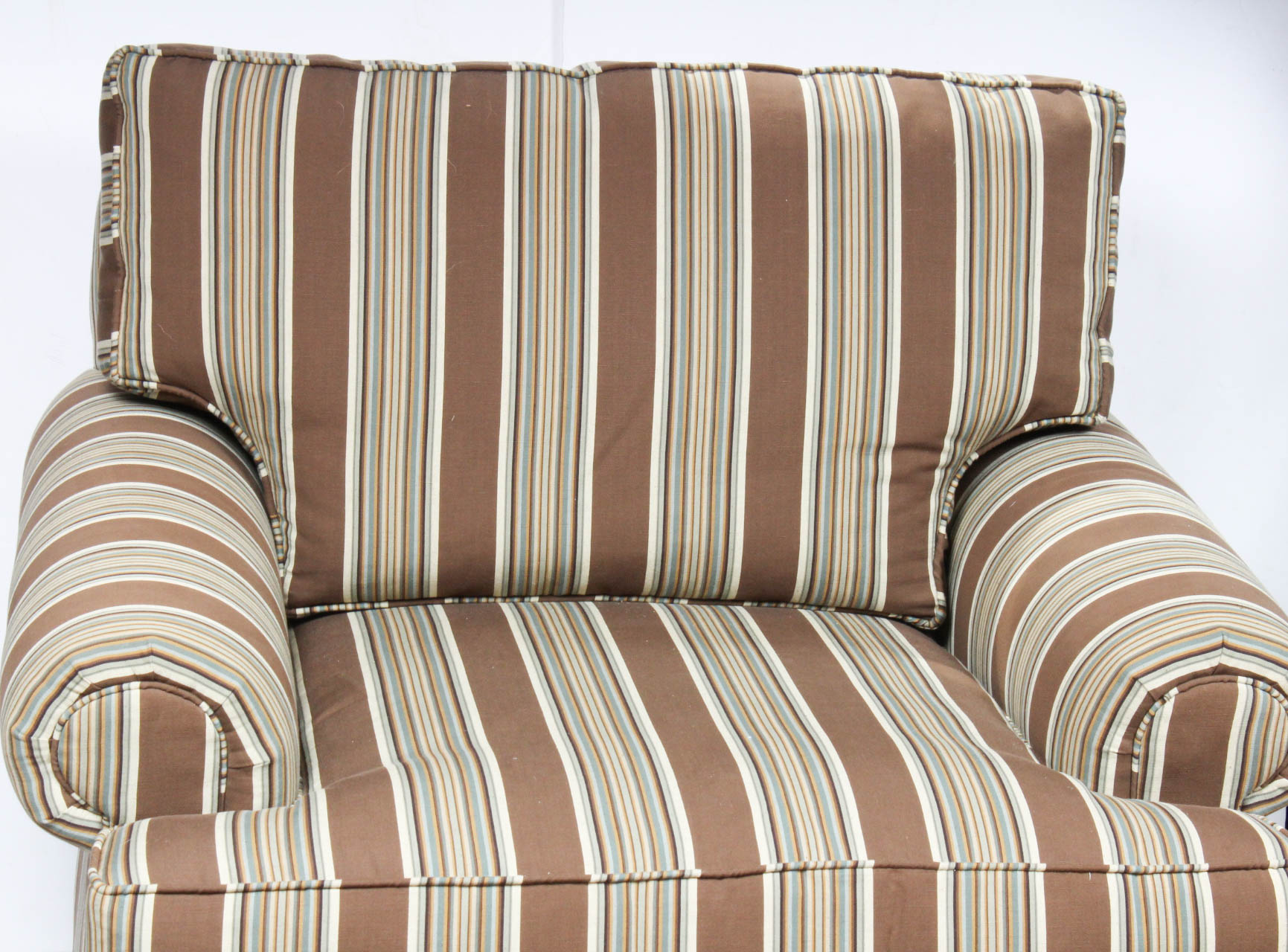 Fabric Upholstered Armchair and Ottoman by Lexington Furniture