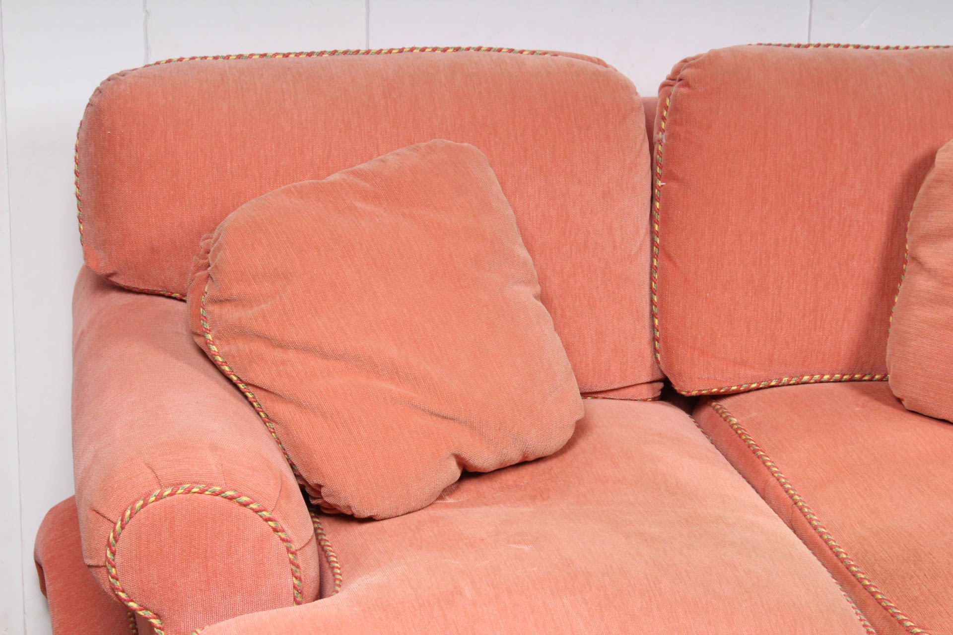 Chenille Upholstered Loveseat by Pearson
