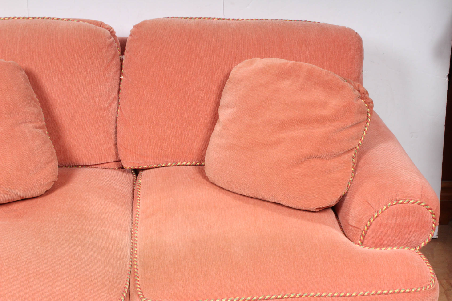 Chenille Upholstered Loveseat by Pearson