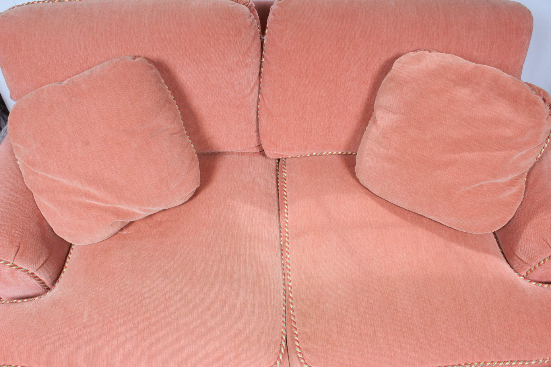 Chenille Upholstered Loveseat by Pearson