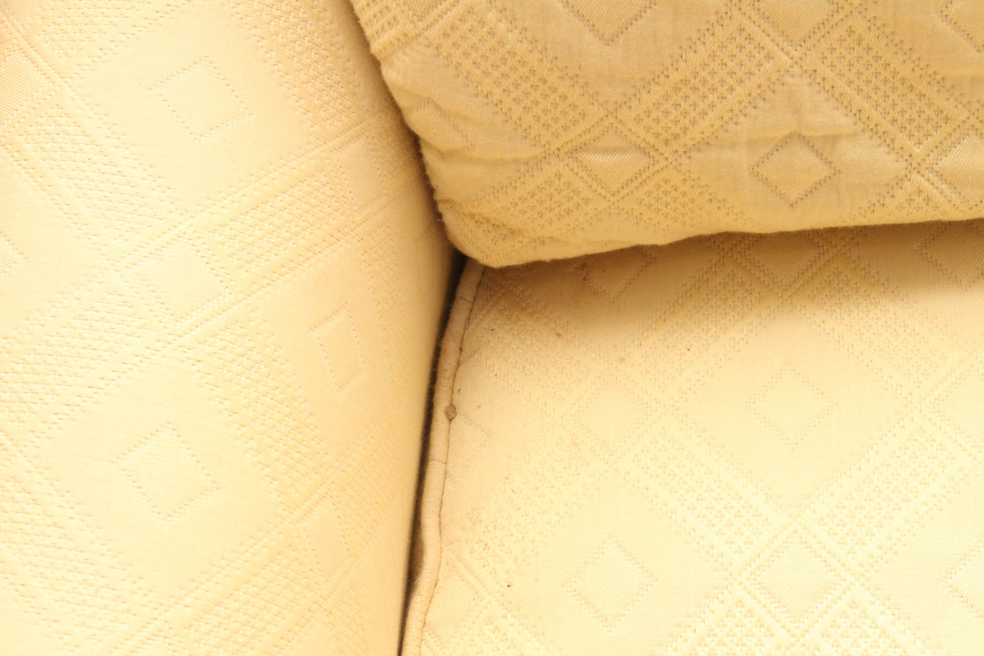 Fringe Accented Upholstered Armchair by Sherrill